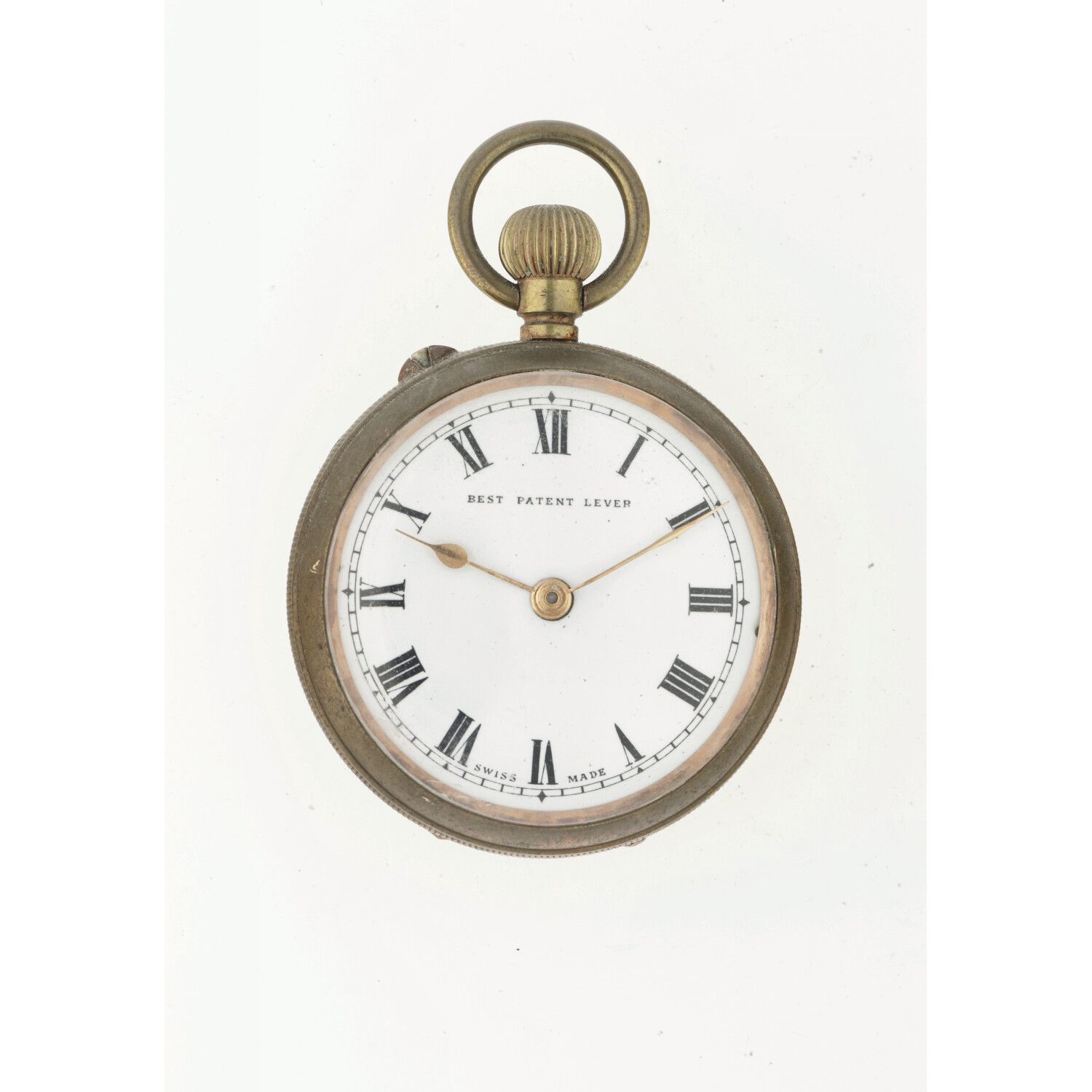 Lever escapement - Men's pocket watch. Boîtier : acier - remontage manuel - état&hellip;