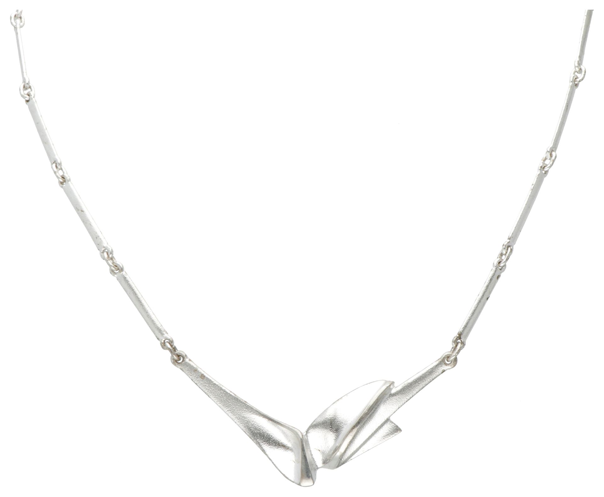 Sterling silver 'Hesperia' necklace by Finnish designer Zoltan Popovits for Lapp&hellip;