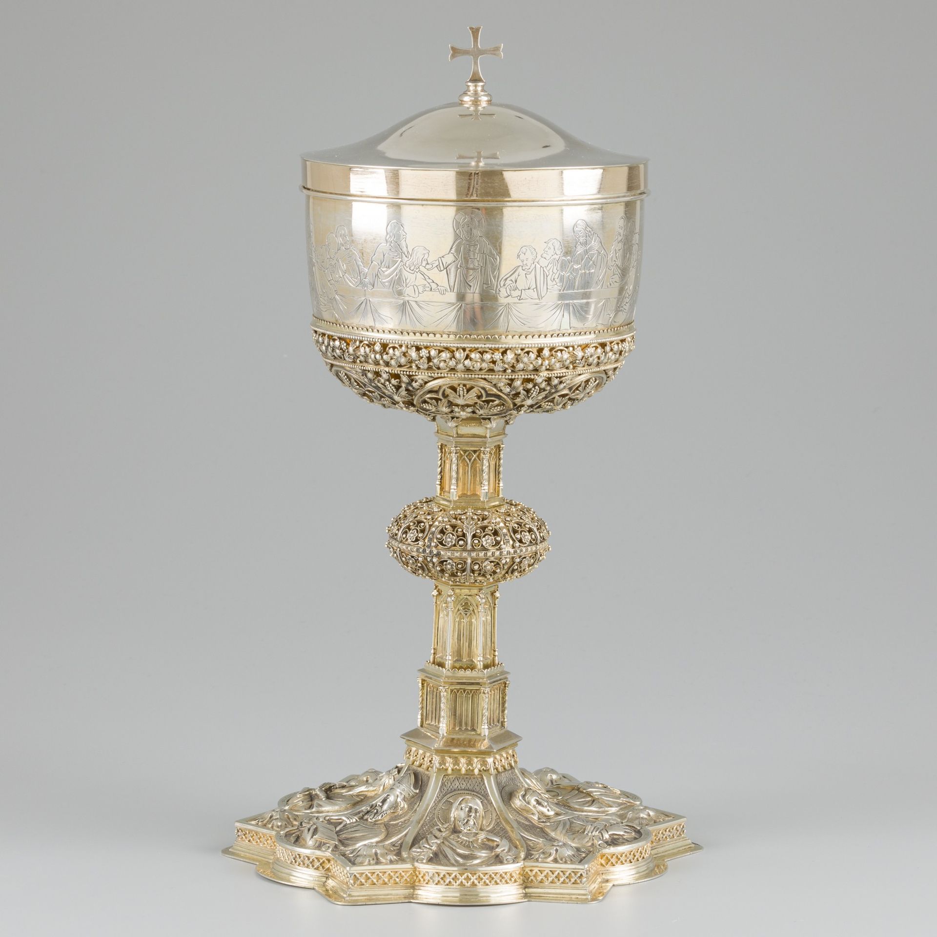 Ciborium (chalice for consecrated hosts) | ('s-Hertogenbosch, Netherlands, Jos J&hellip;