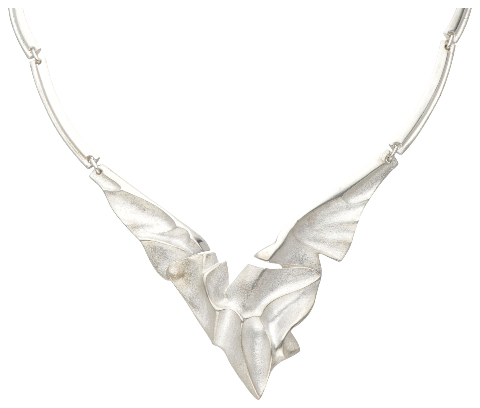 Sterling silver Finnish design necklace for Lapponia. Poinçons : écailles 925, c&hellip;