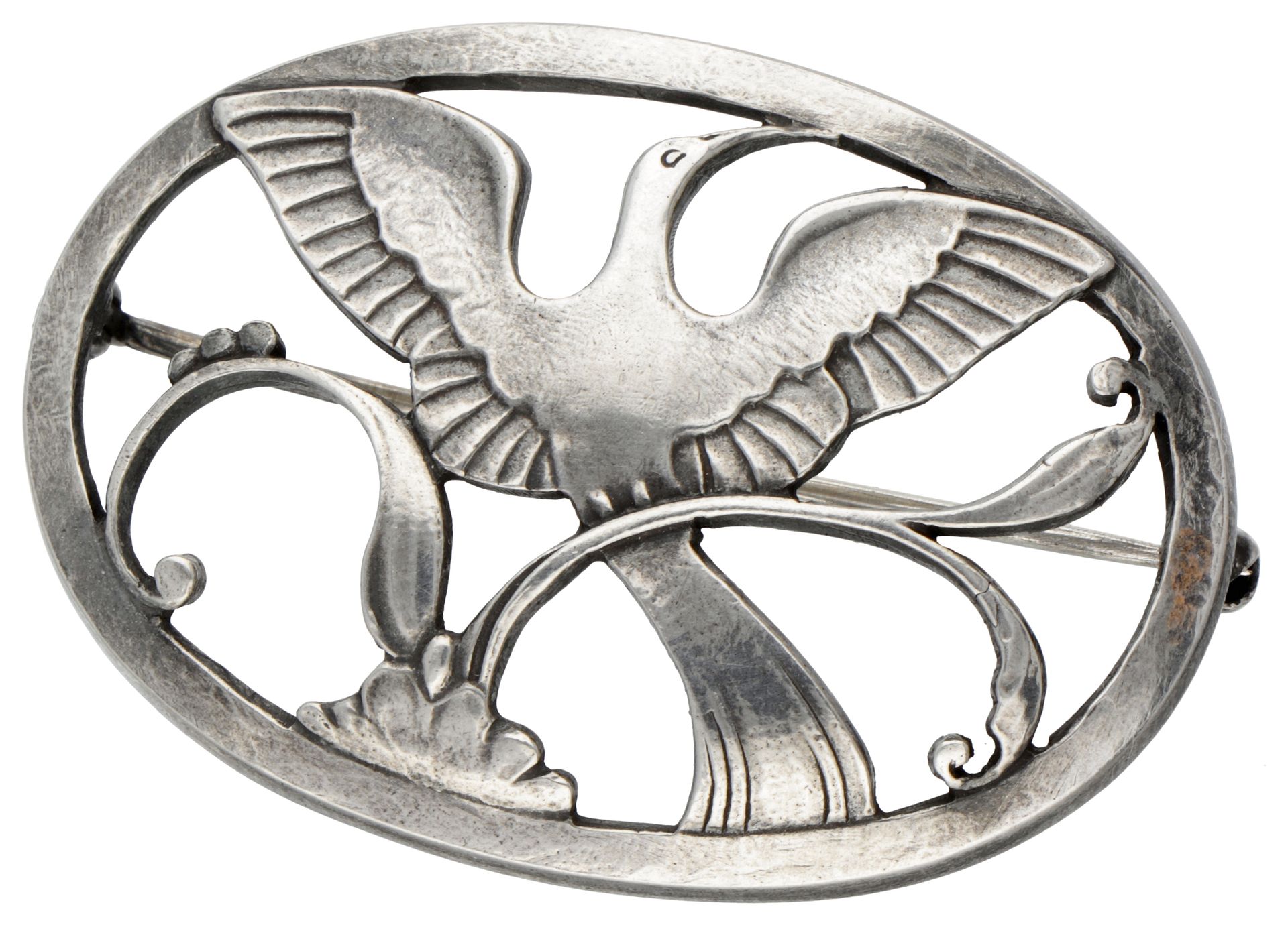 Art Deco sterling silver no.238 'Bird of Paradise' brooch by Gundorph Albertus f&hellip;