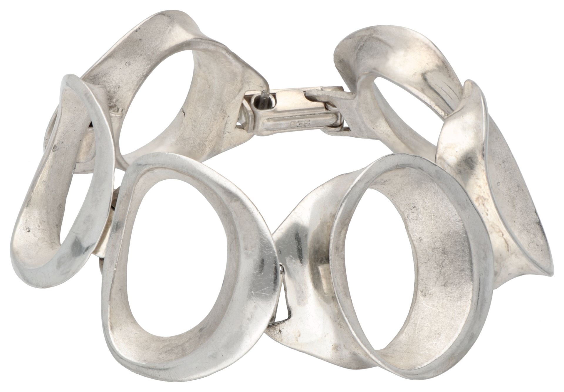 835 Silver vintage design bracelet. Punzoni: 835, ZII, marchio d'importazione. I&hellip;