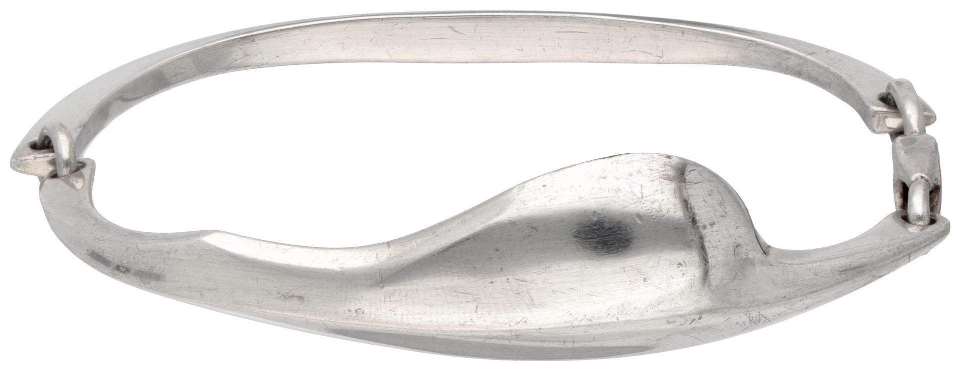 Sterling silver Lapponia design bracelet. 印记：鳞片925，皇冠（代表芬兰），三叉戟（代表拉波尼亚），925，G8（1&hellip;