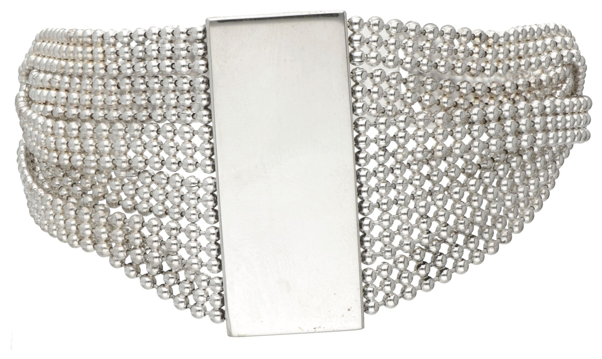 Sterling silver Christofle bracelet. 印记：Minerva, Christofle, Sterling, 925, 制造商标&hellip;