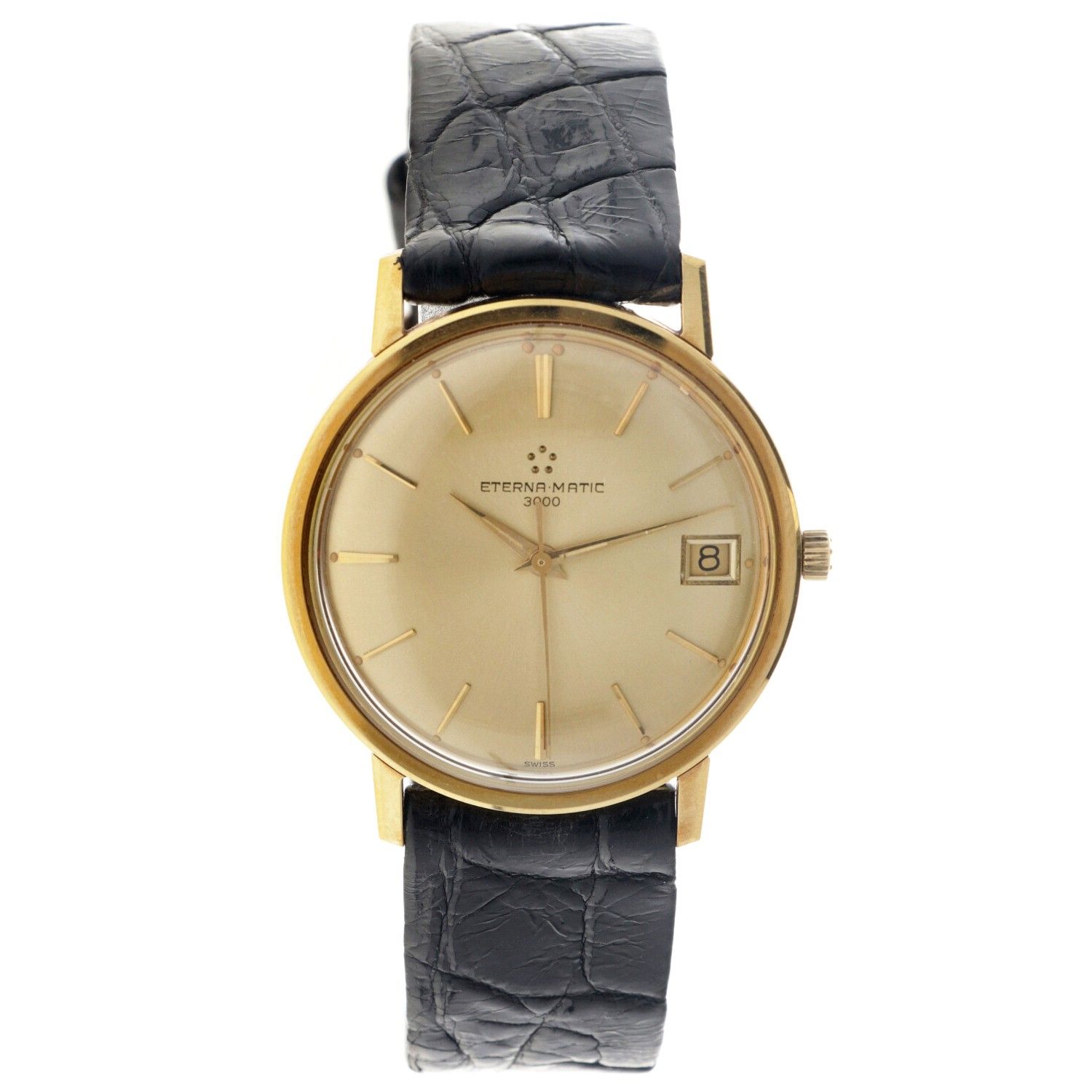 Eterna-Matic 3000 746 T - New Old Stock - Men's watch - approx. 1960. 表壳: 黄金（18K&hellip;
