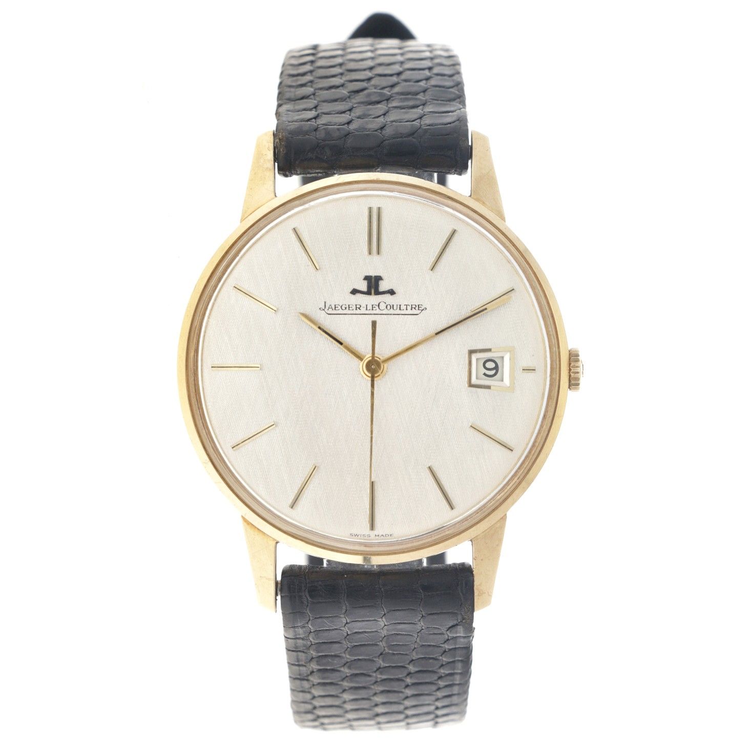 Jaeger-LeCoultre Linnen dial 21002 - Men's watch - 1967. Case: yellow gold (18 k&hellip;