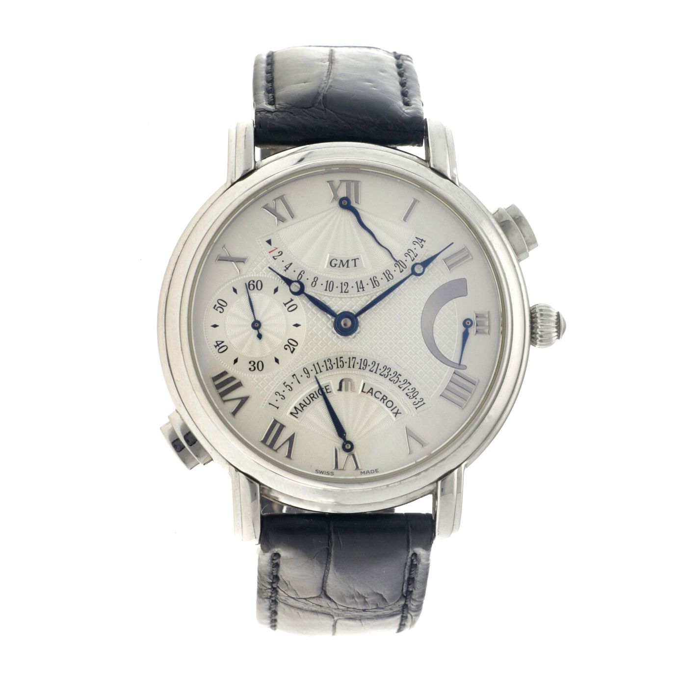 Maurice Lacroix Masterpiece MP7018 - Men's watch - 2007. 表壳: 钢 - 表带: 真皮 - 手动上链 -&hellip;