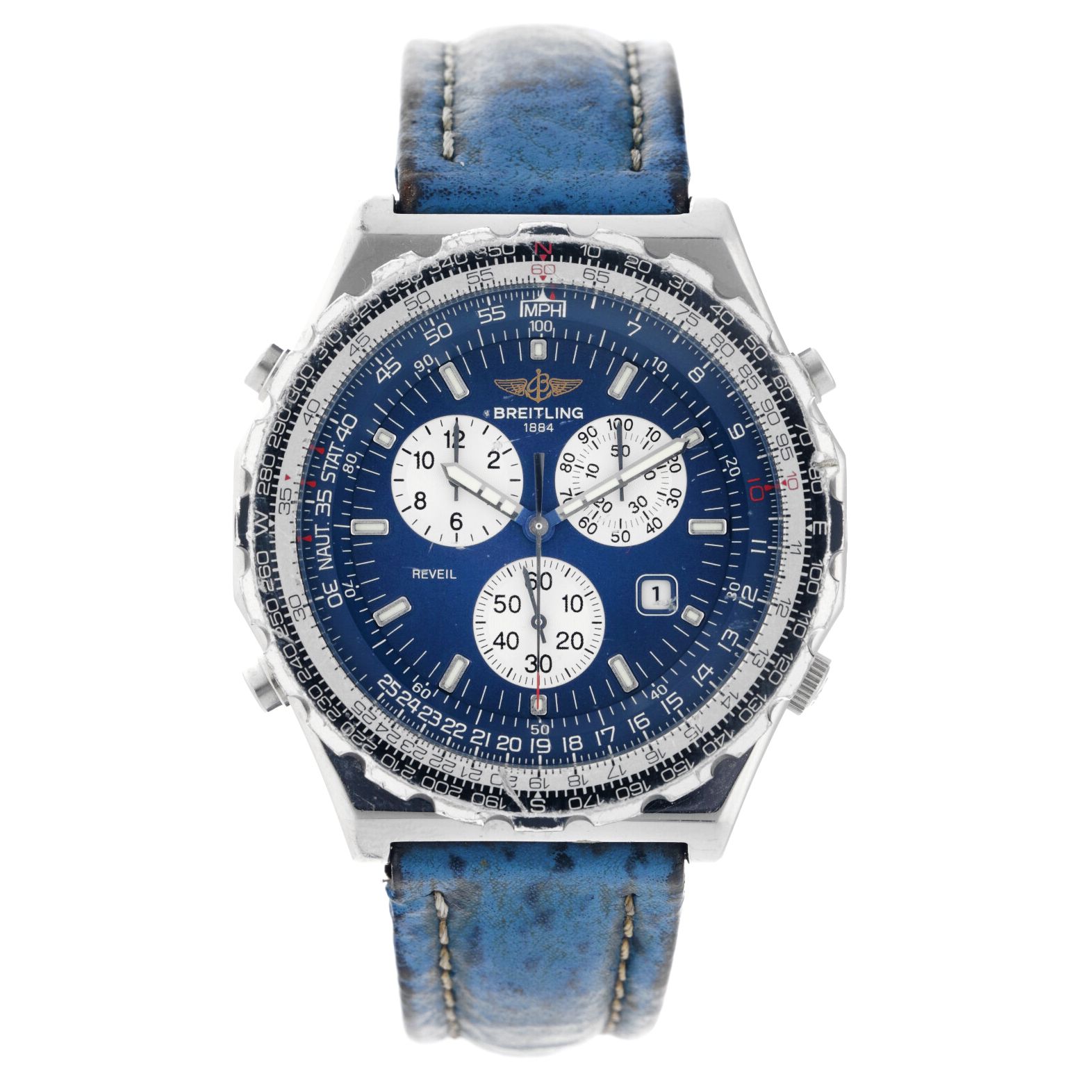 Breitling Jupiter Pilot A59028 - Men's watch - approx. 1995. Boîtier : acier - b&hellip;