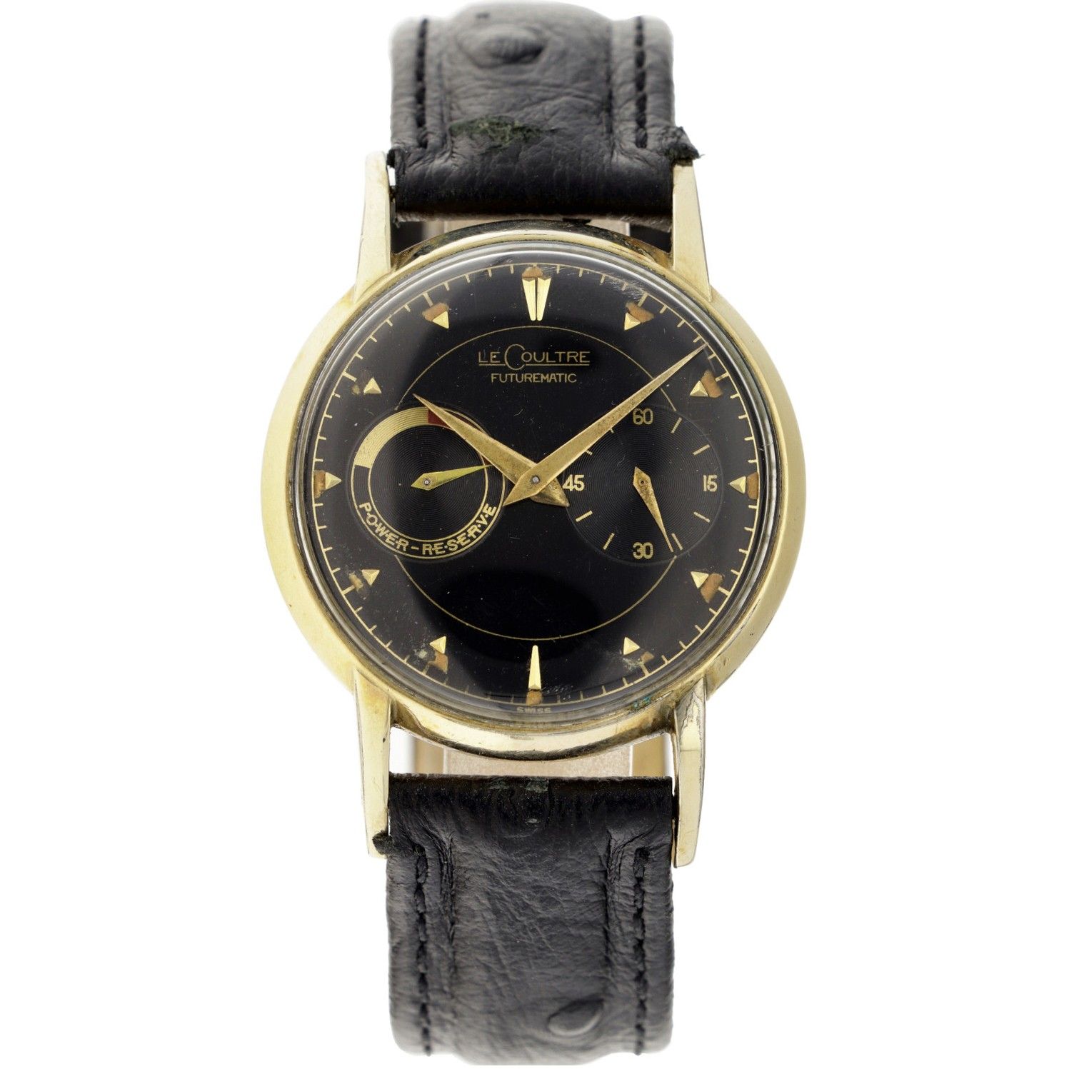 LeCoultre Futurematic Cal. 497 - Men's watch - approx. 1951. Boîtier : plaqué or&hellip;