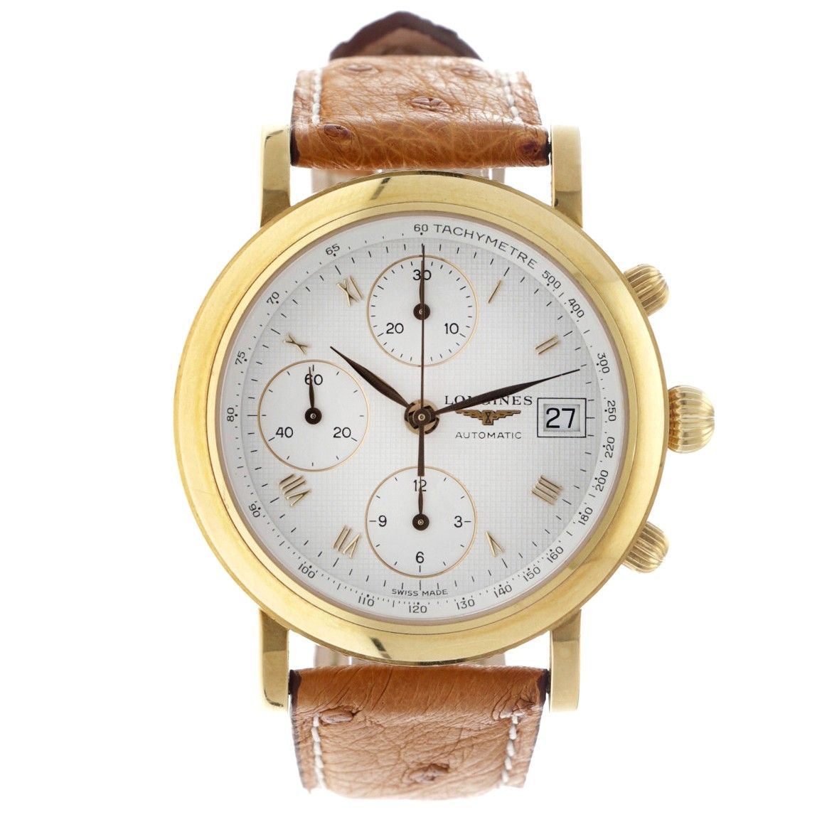 Longines Ernest Francillon L4.652.6 - Men's watch - 1996. 表壳: 黄金（18K） - 表带: 真皮 -&hellip;