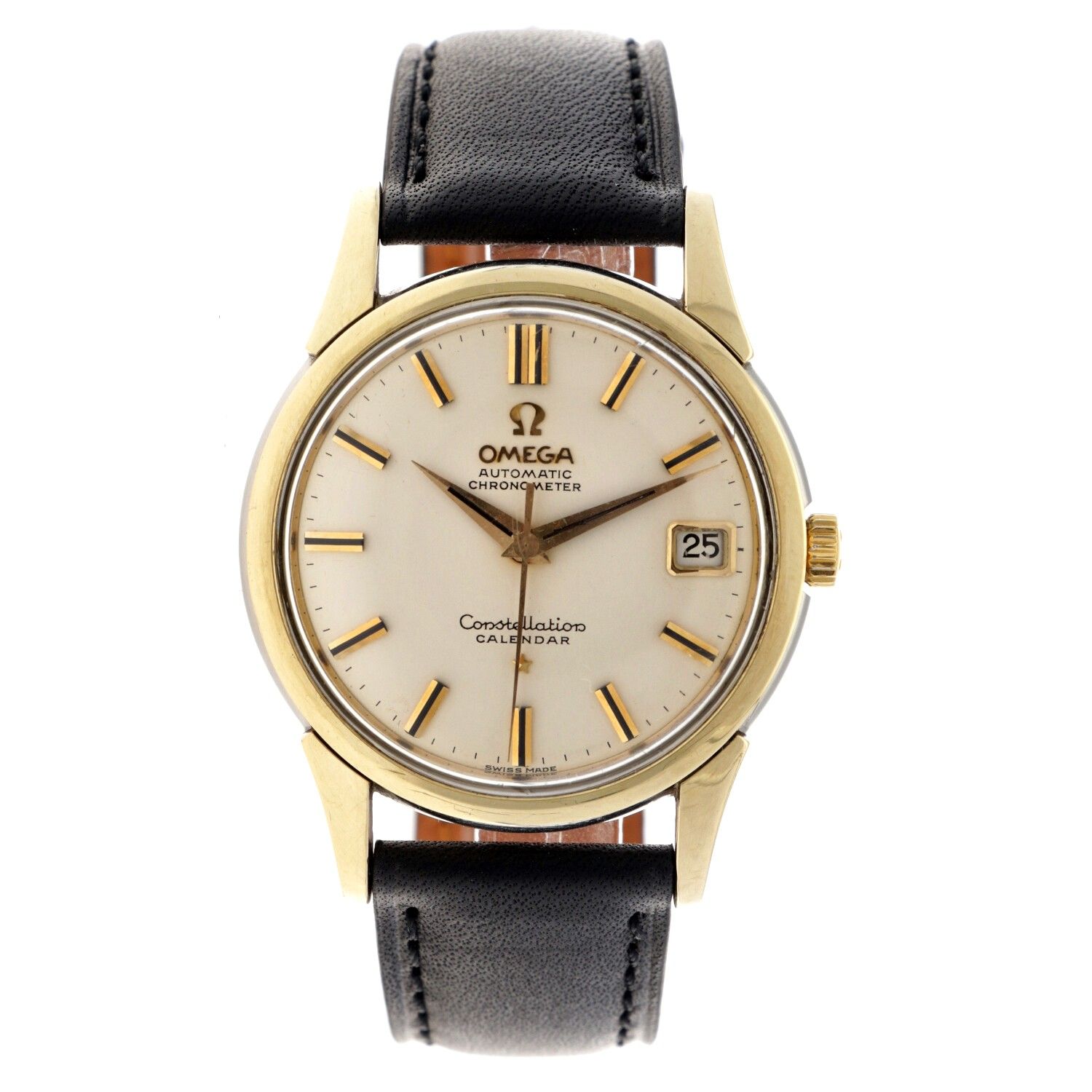 Omega Constellation Calendar 1493 3 SC - Men's watch - 1960. Cassa: oro/acciaio &hellip;