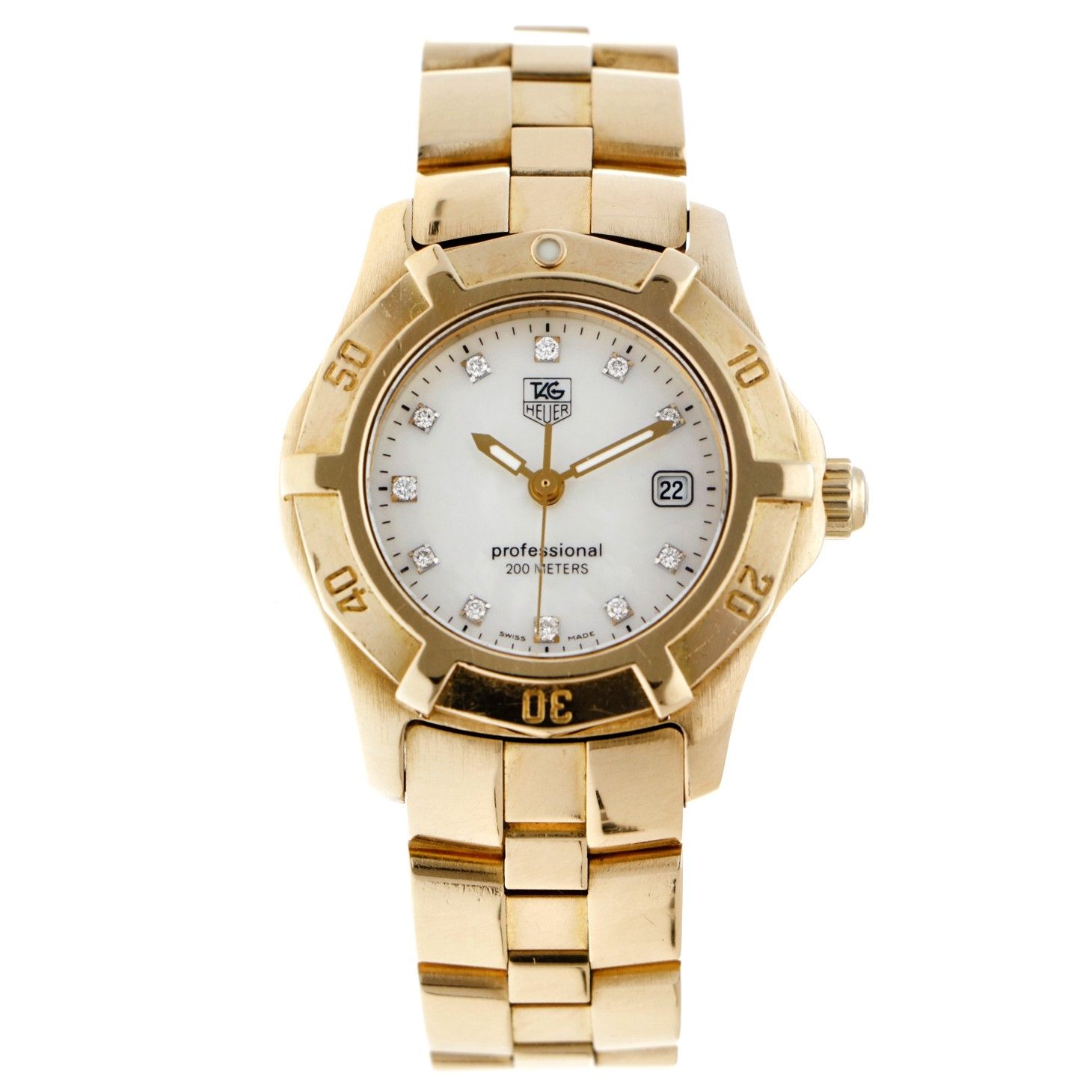 TAG Heuer Exclusive Professional Mother of Pearl WN1340.BG0352 - Ladies watch - &hellip;