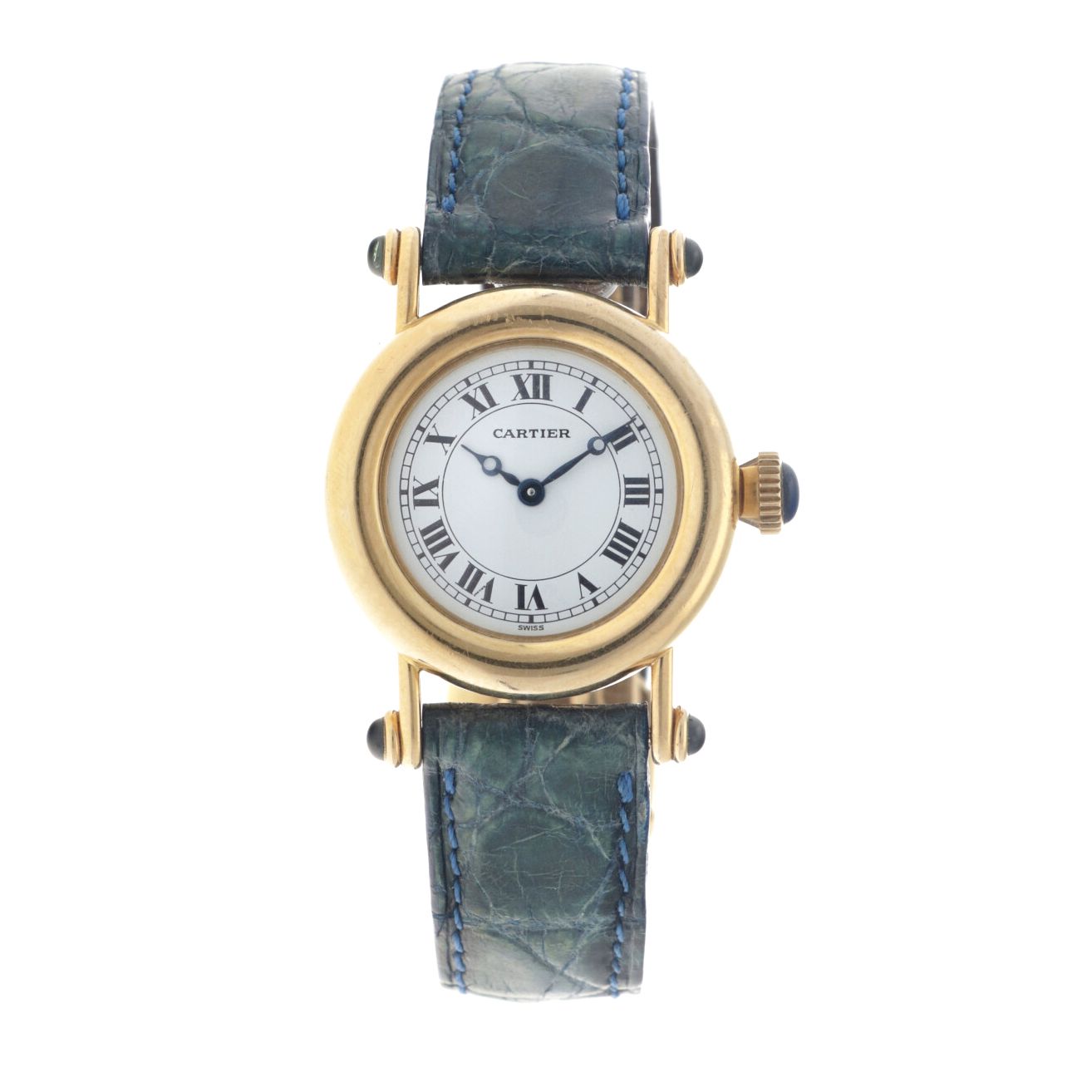 Cartier Diabolo 1440 - Ladies watch Boîtier : or jaune (18 kt.) - bracelet : cui&hellip;