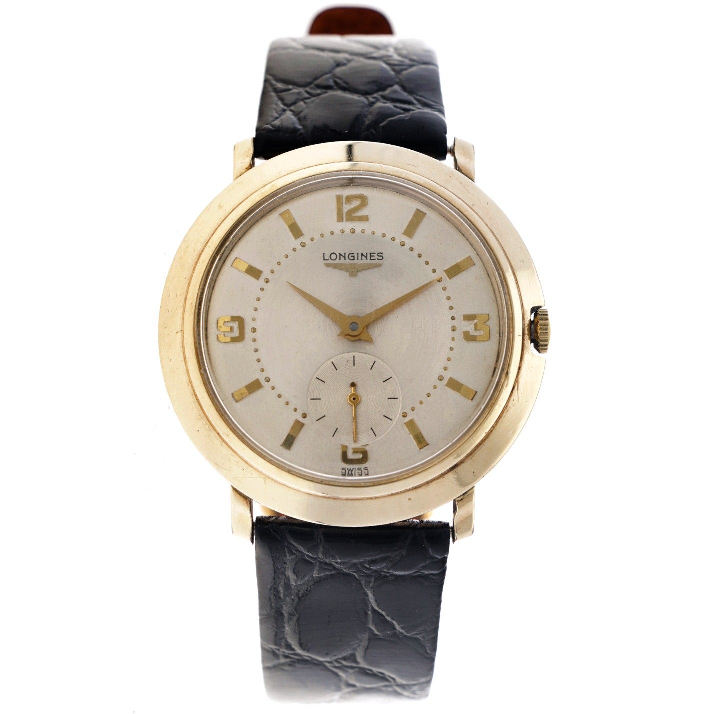 Longines Wittnauer dress watch 2423 - Men's watch - approx. 1960. Gehäuse: Gold &hellip;