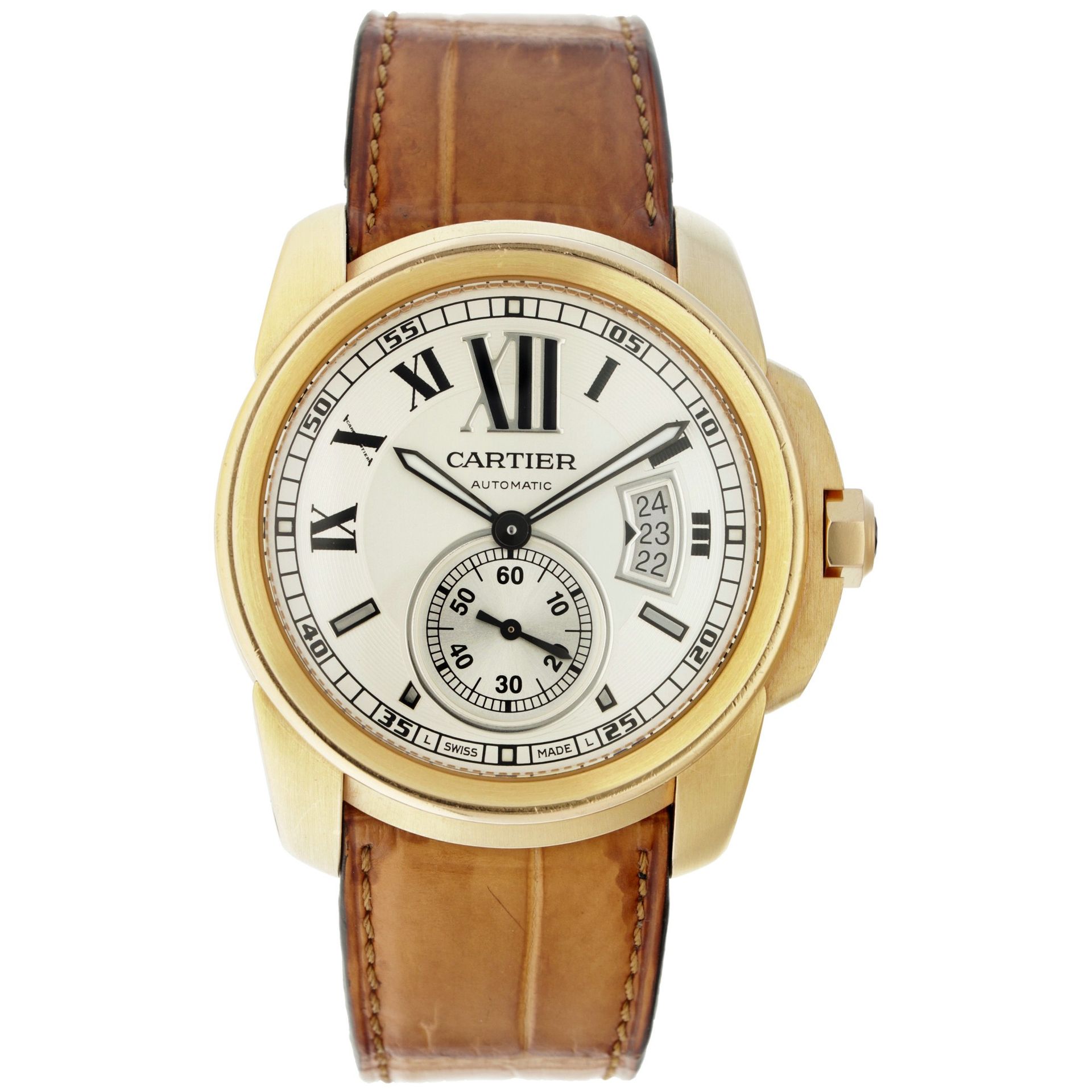 Cartier Calibre de Cartier 3300 - Heren polshorloge - ca. 2012. Boîtier : or jau&hellip;