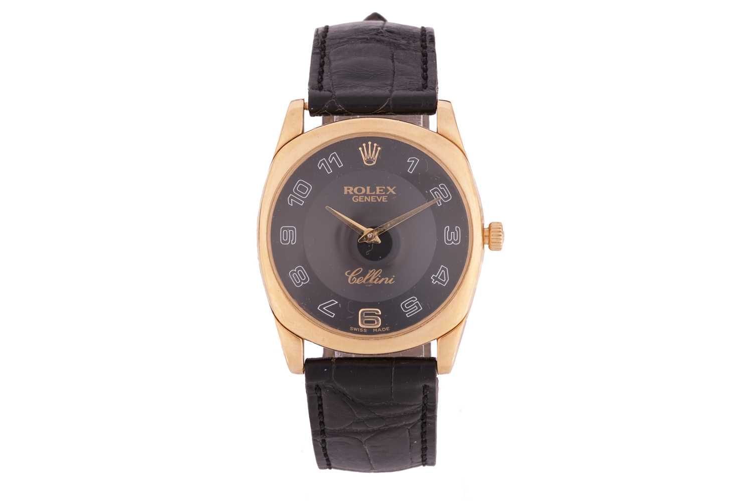 Null Une montre-bracelet Rolex Cellini en or 18ct Modèle : 4233 Serial : D795842&hellip;