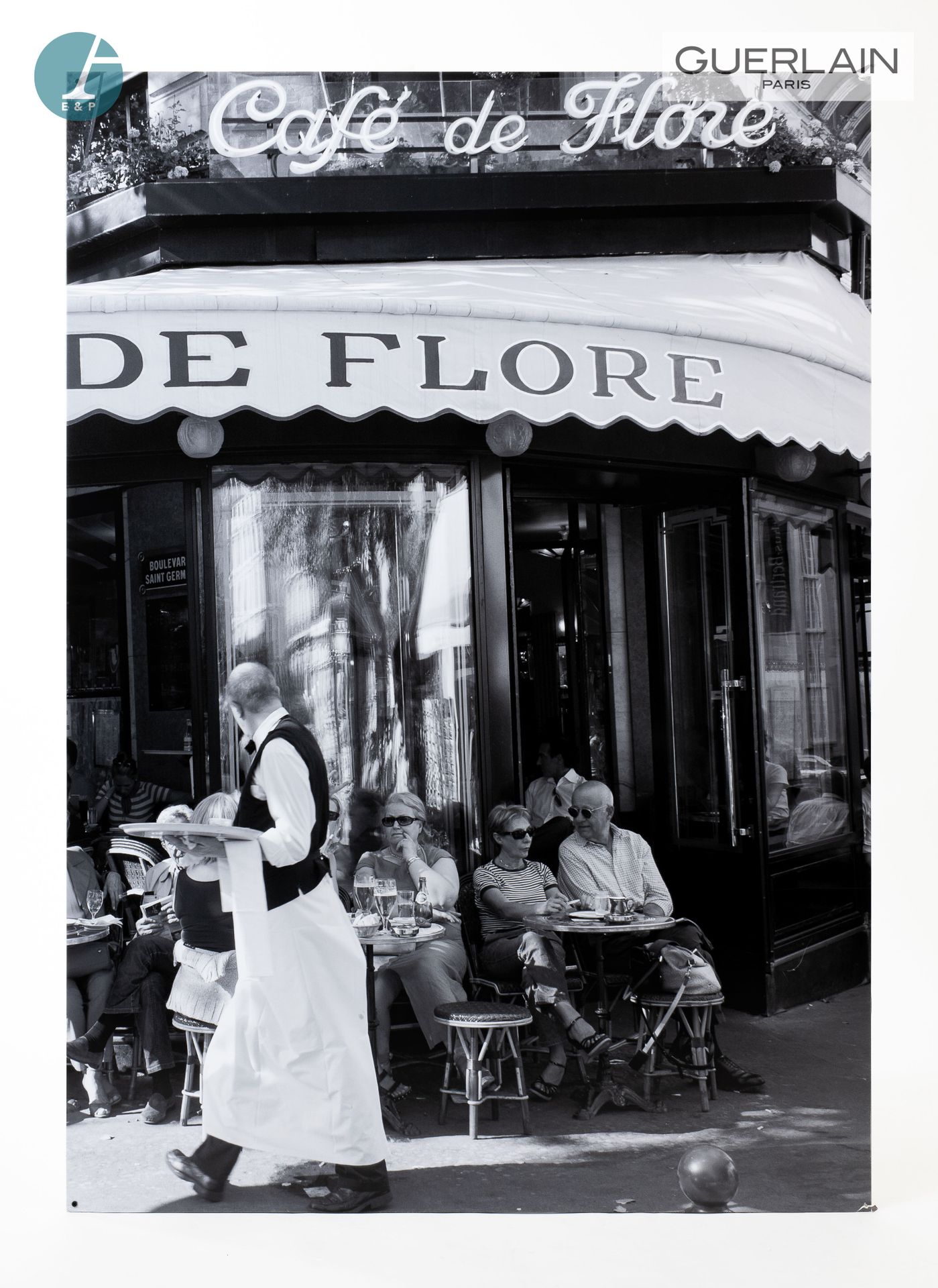 En provenance de l'ancien siège de GUERLAIN Impression photographique "Café de F&hellip;