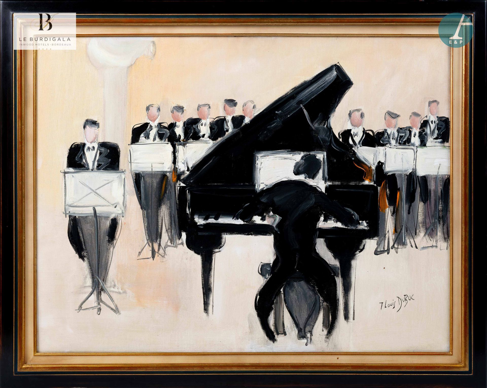 Null 从波尔多的Burdigala 4*酒店出发





Jean-Louis DUBUC (1946)《La Chorale》，布面油画，右下角签名，背&hellip;