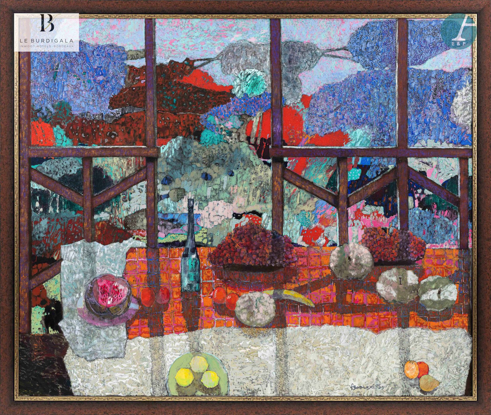 Null 从波尔多的Burdigala 4*酒店出发





ANDRZEJ BOROWSKI (1969), 1995年《风景前的静物》，布面油画，右下方有&hellip;