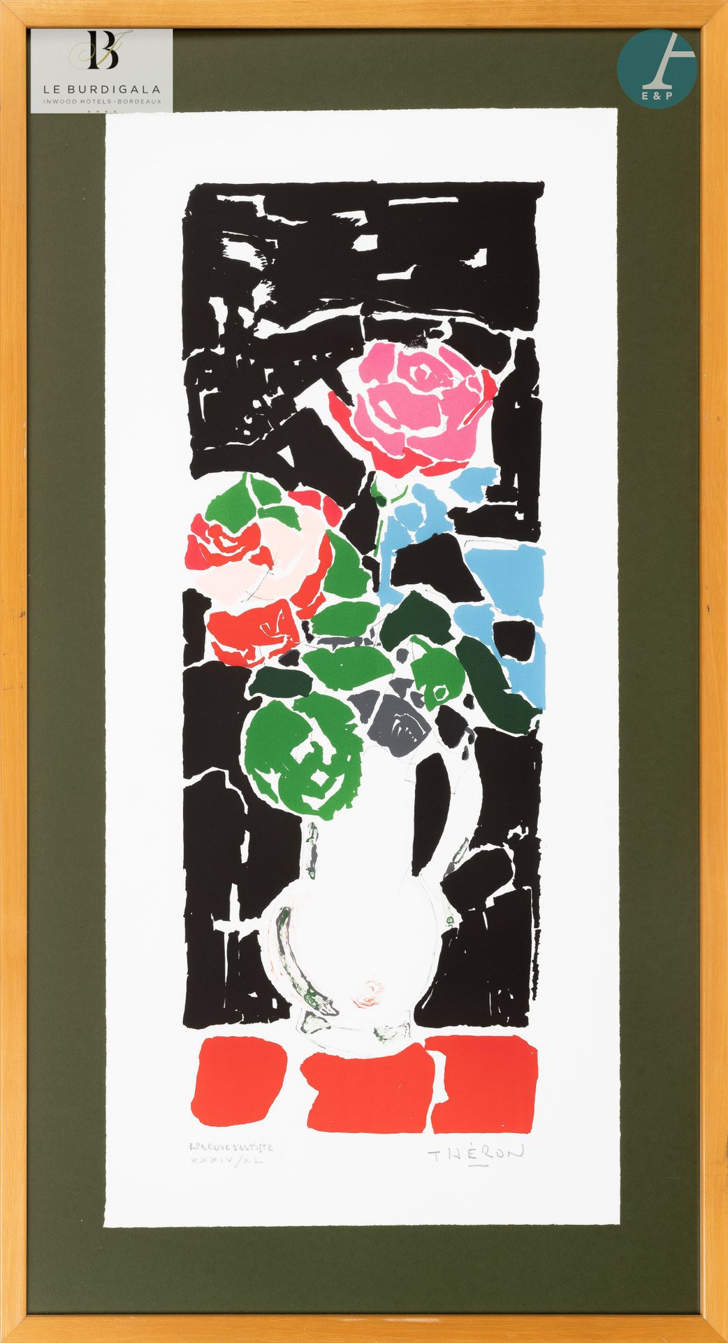 Null 从波尔多的Burdigala 4*酒店出发





Pierre THERON (1918-2000)《有一束花的构图》，艺术家的样张，编号34/4&hellip;