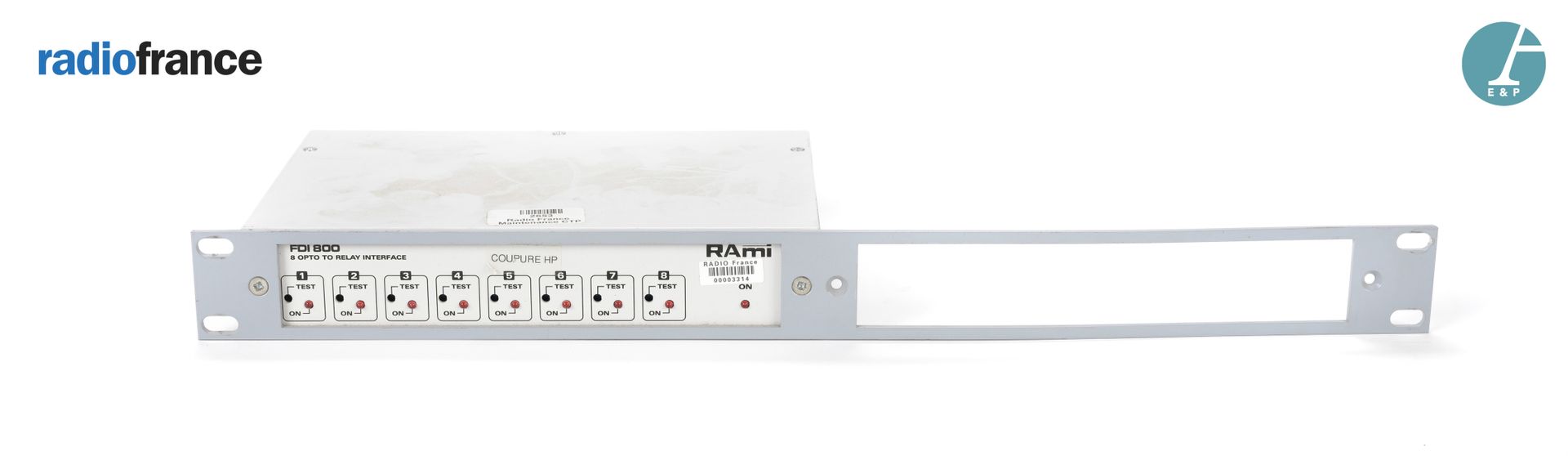 Null RAMI relay interface, model FDI800, 8 opto to relay interface. 

H : 4,5cm &hellip;