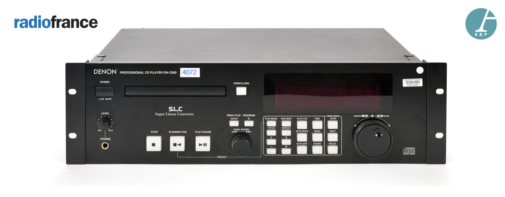 Null DENON，CD播放器DN-C680。

高：13厘米 - 宽：48.5厘米 - 深：29厘米

改革后的设备，使用状况，操作不保证。