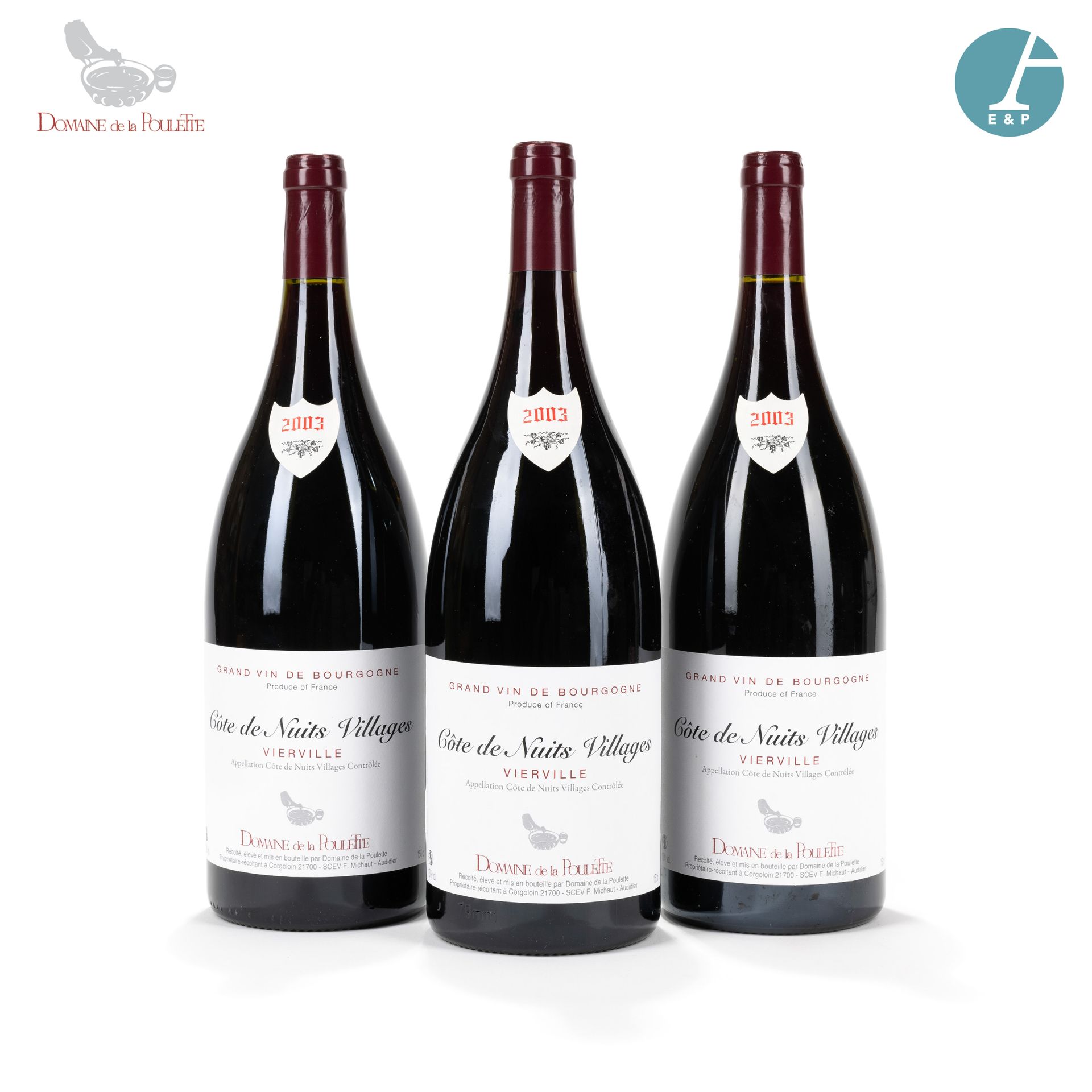 Null 
Directly from the cellars of the Domaine de la Poulette









3 Magnums&hellip;