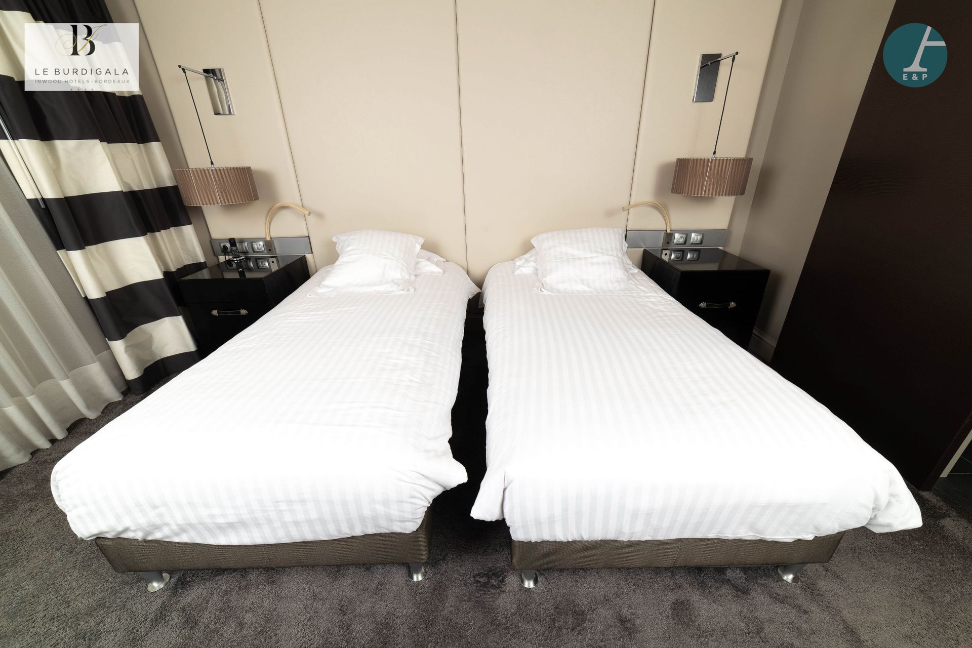 Null 从波尔多的4*酒店Burdigala出发





一套两张单人床。2个床基和2个床垫：高：60厘米 - 宽：90厘米 - 深：195厘米

使用条件&hellip;