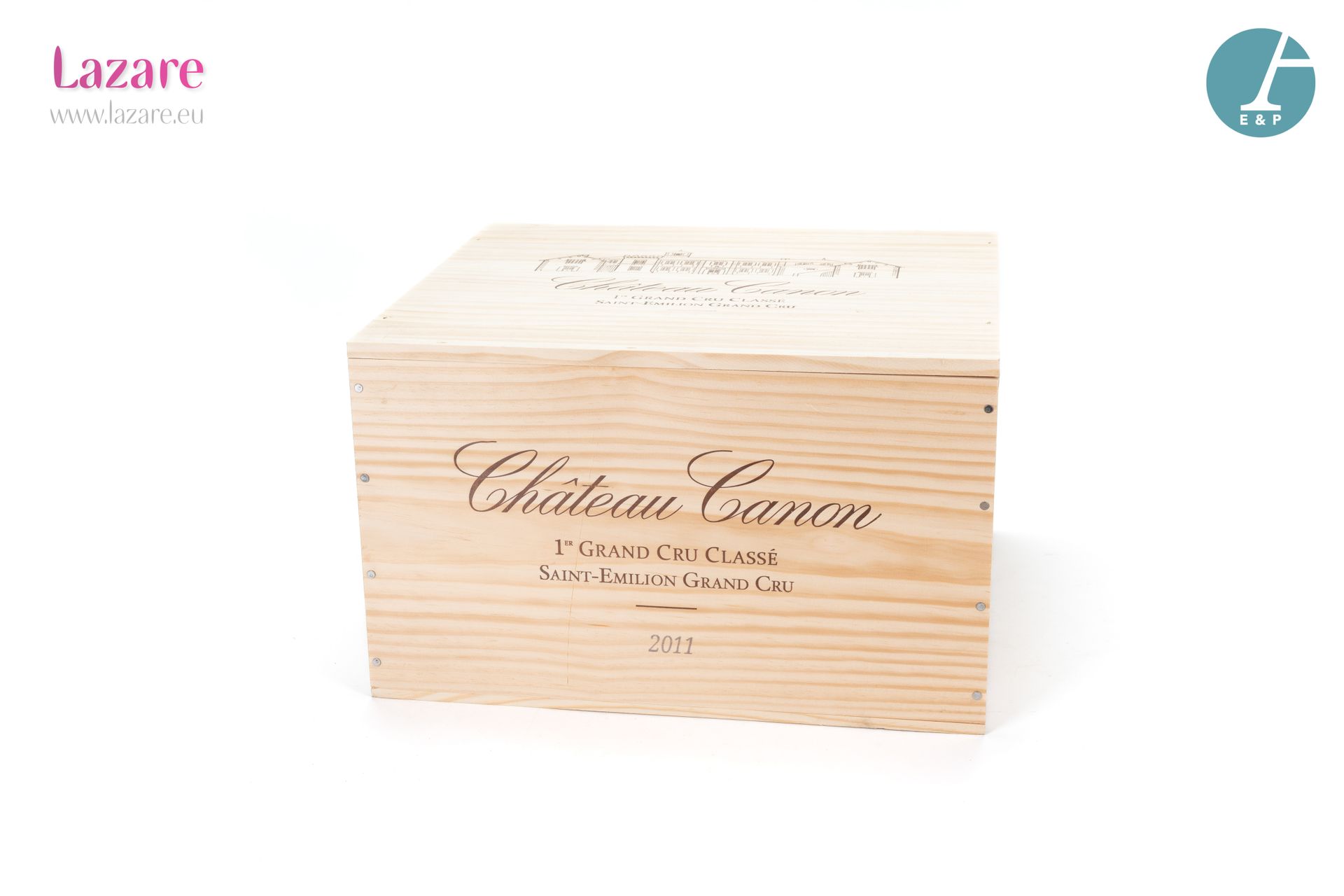 En provenance directe du château 6 Magnums CHATEAU CANON (original wooden case) &hellip;