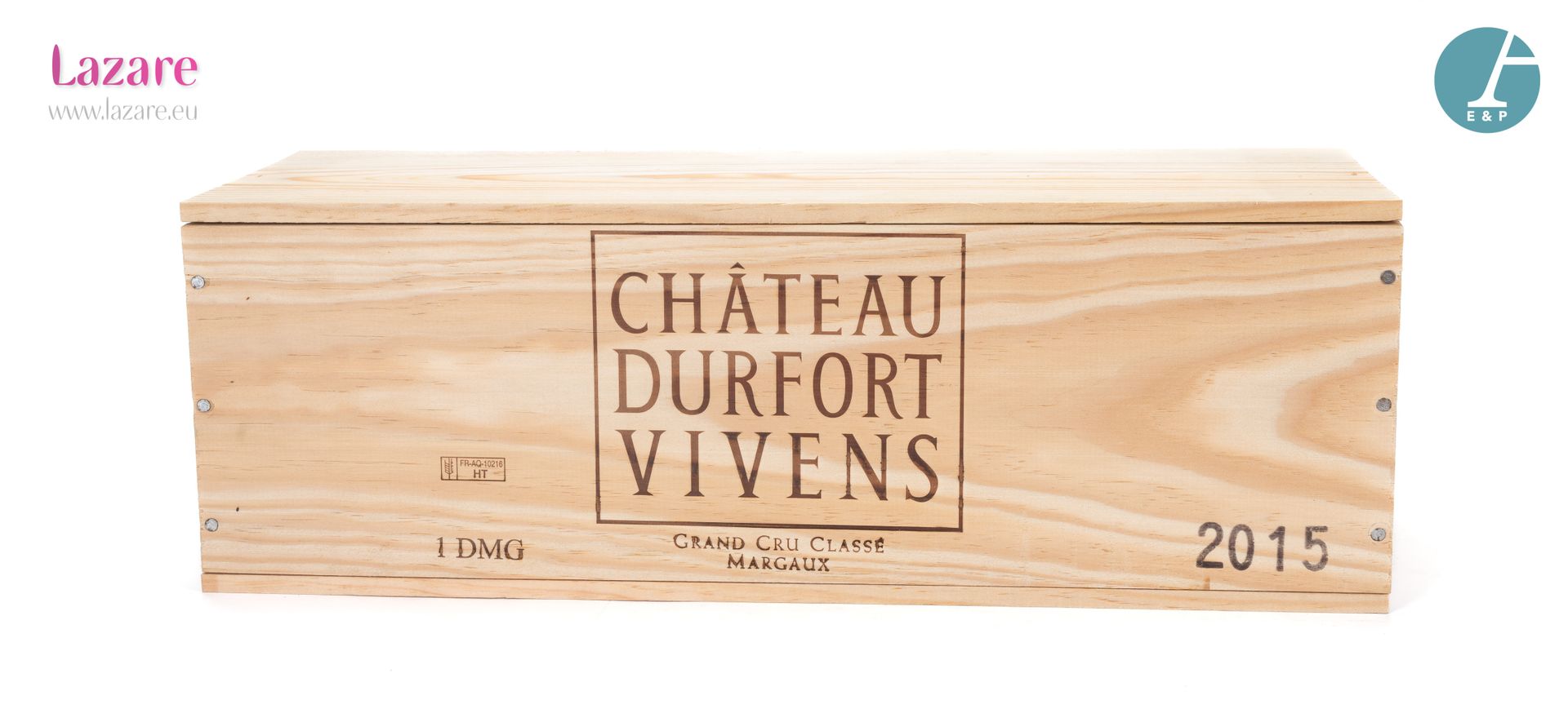 En provenance directe du château 1个双倍大酒瓶（300cl）CHATEAU DURFORT-VIVENS（原木箱）2015年玛&hellip;