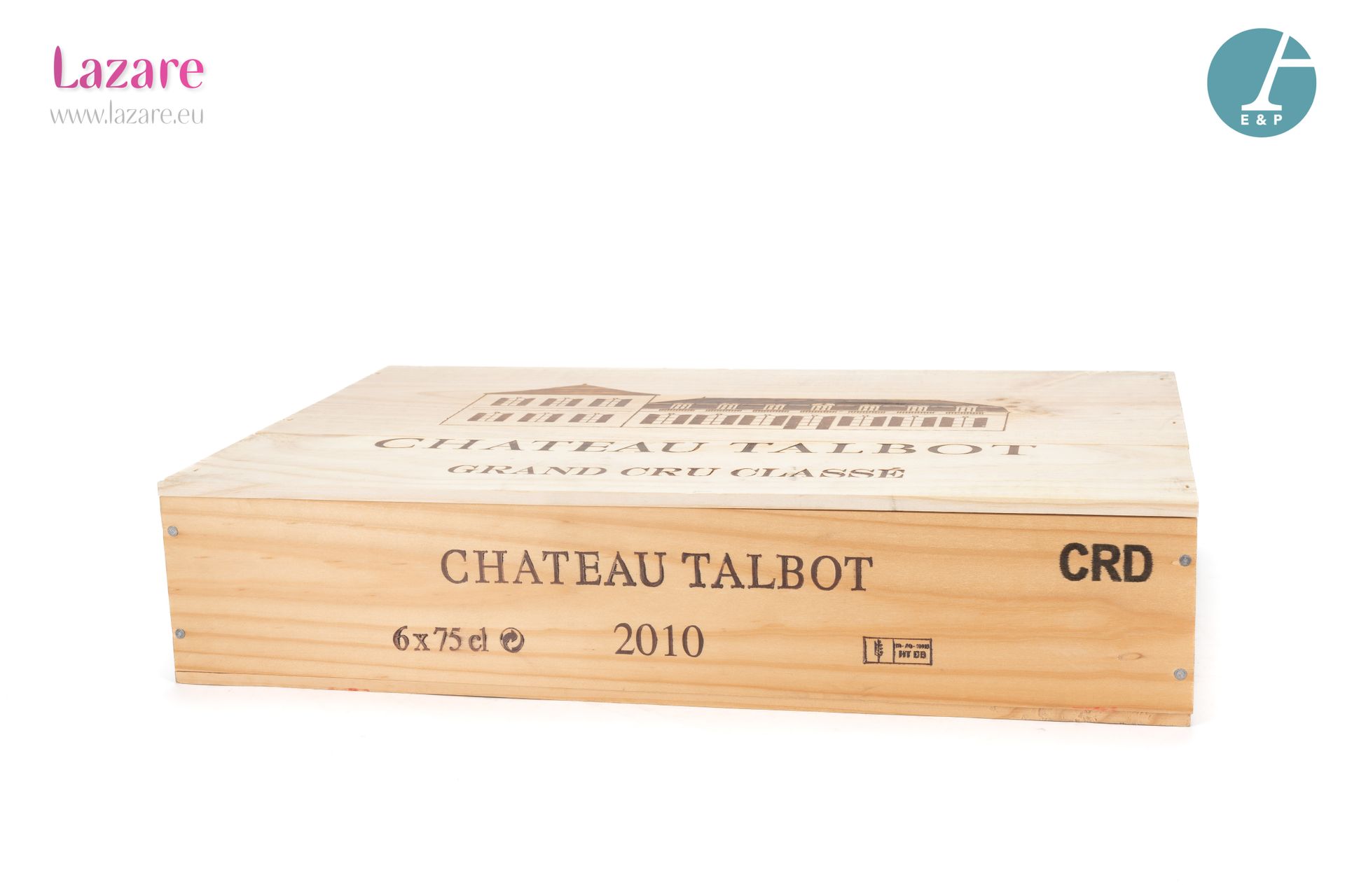 En provenance directe du château 6瓶 CHATEAU TALBOT (原木箱) 圣朱利安第四级酒庄 2010年