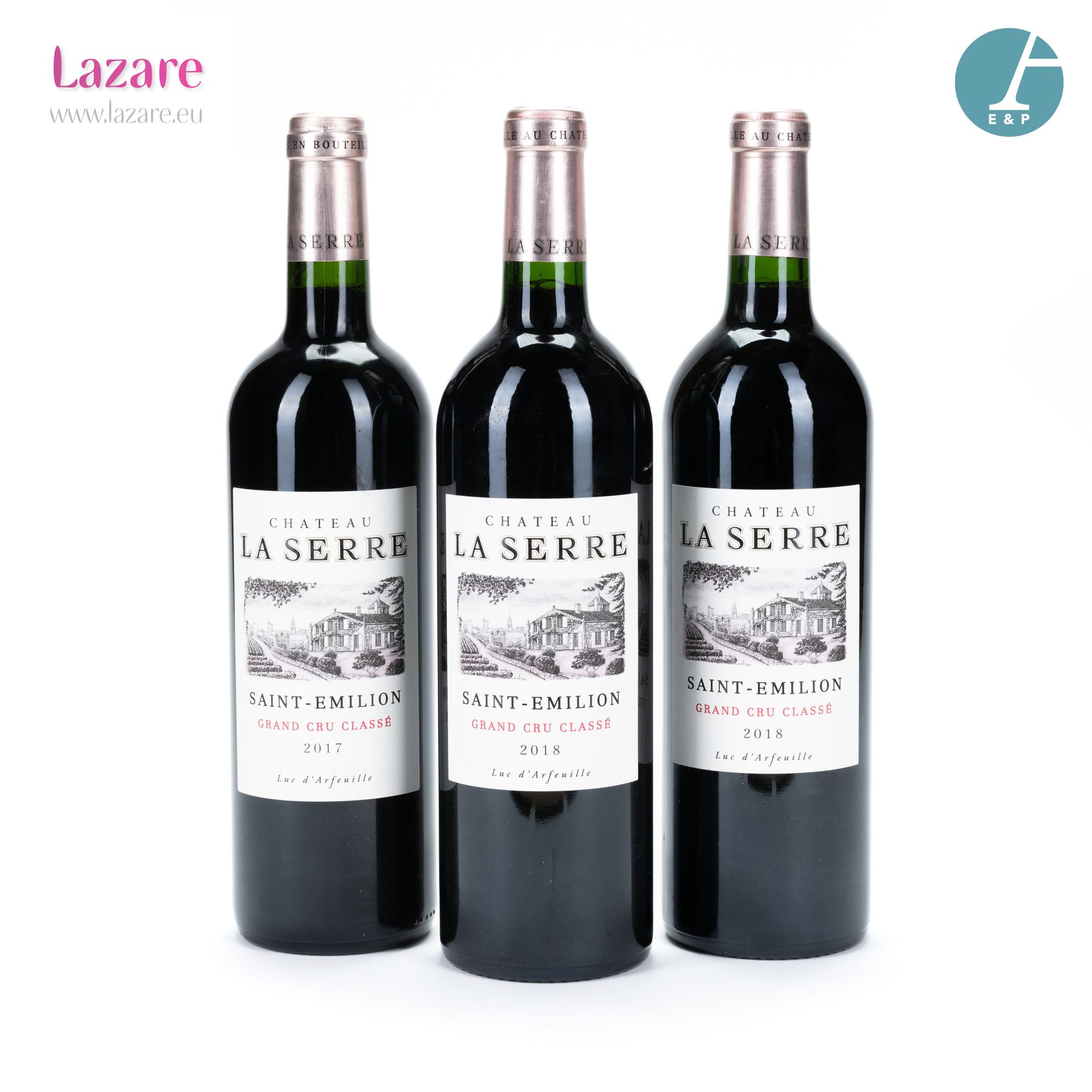 En provenance directe du château Lot of three bottles including : 

- 2 Bottles &hellip;