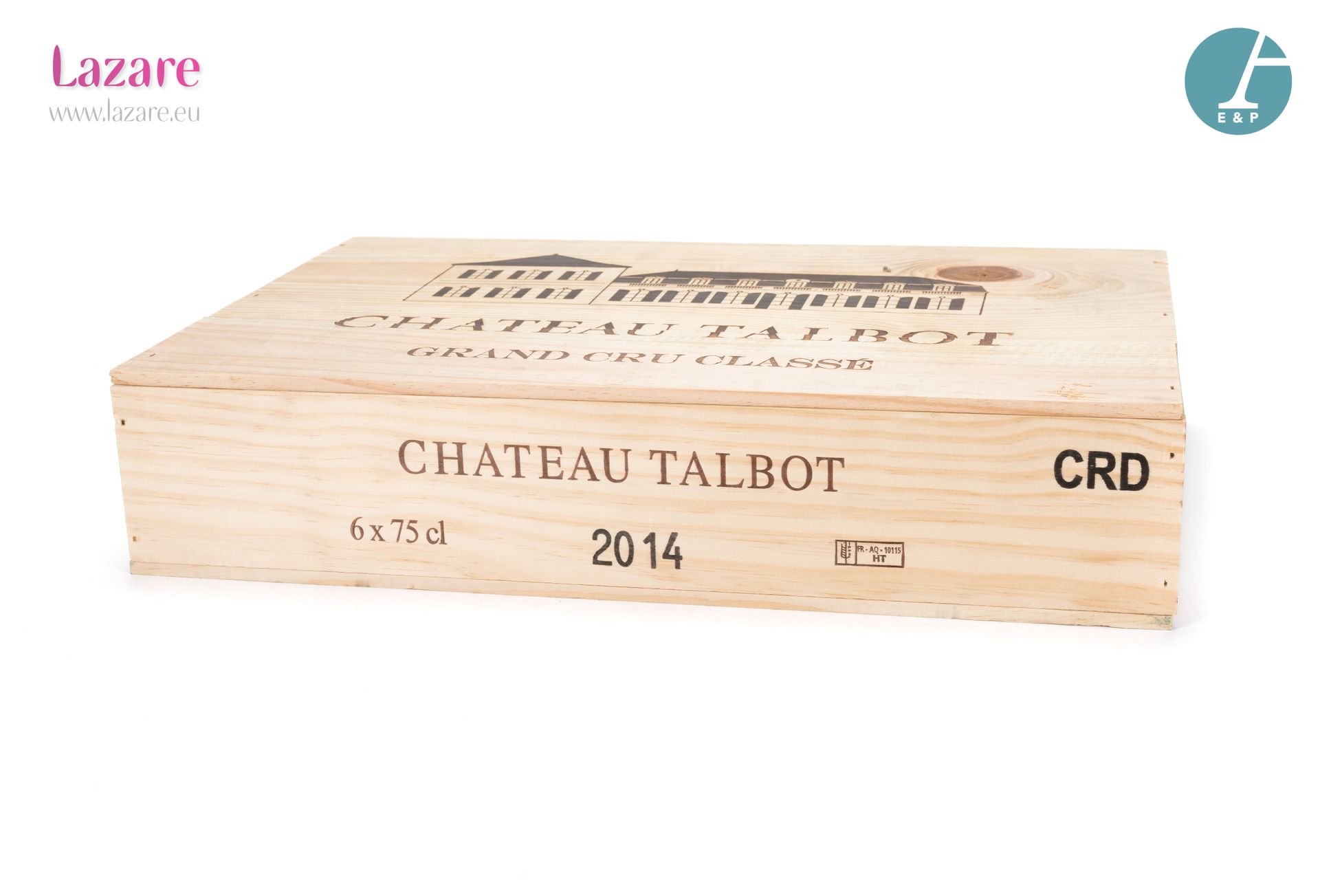 En provenance directe du château 6瓶 CHATEAU TALBOT (原木箱) 2014年圣朱利安四级酒庄葡萄酒