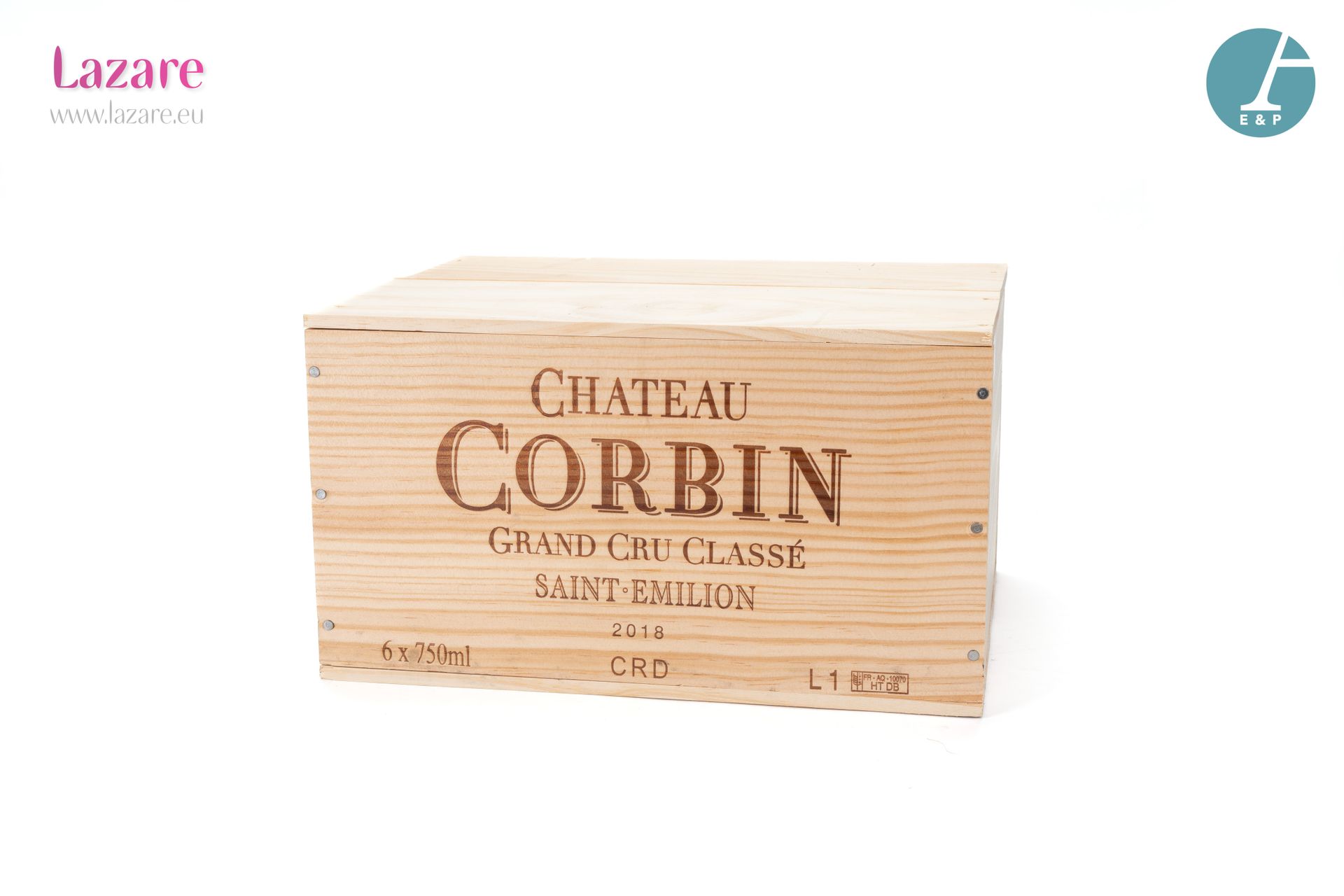 En provenance directe du château 6 Bottles CHATEAU CORBIN (original wooden case)&hellip;