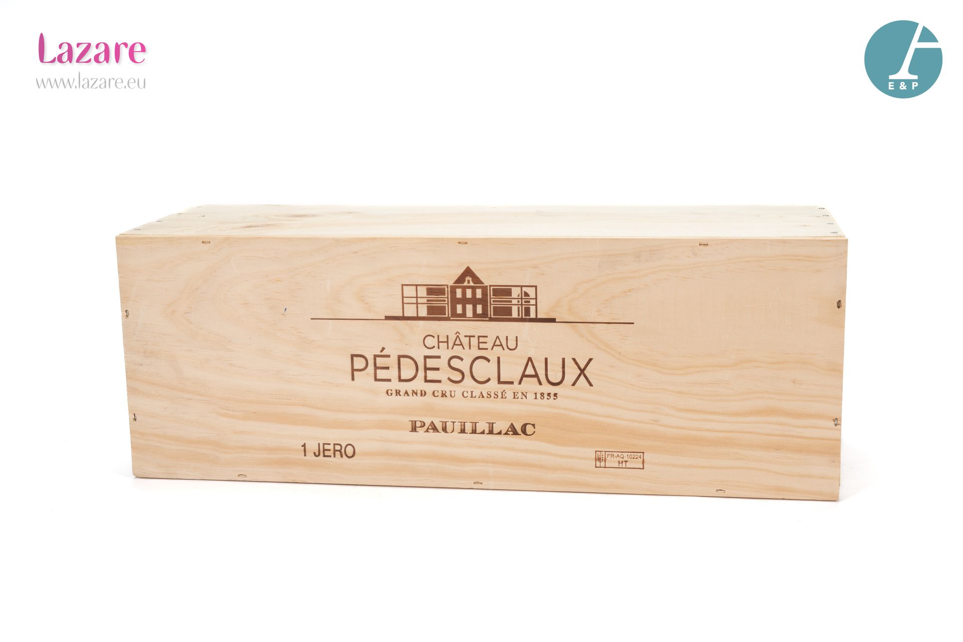 En provenance directe du château 1 杰罗伯姆-佩德斯劳酒庄（原木箱），2015年波亚克第5特级酒庄