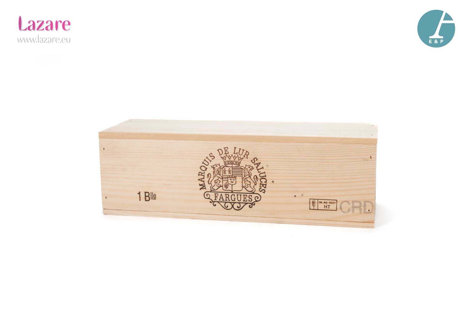 En provenance directe du château 1 Botella CHATEAU DE FARGUES (caja de madera or&hellip;