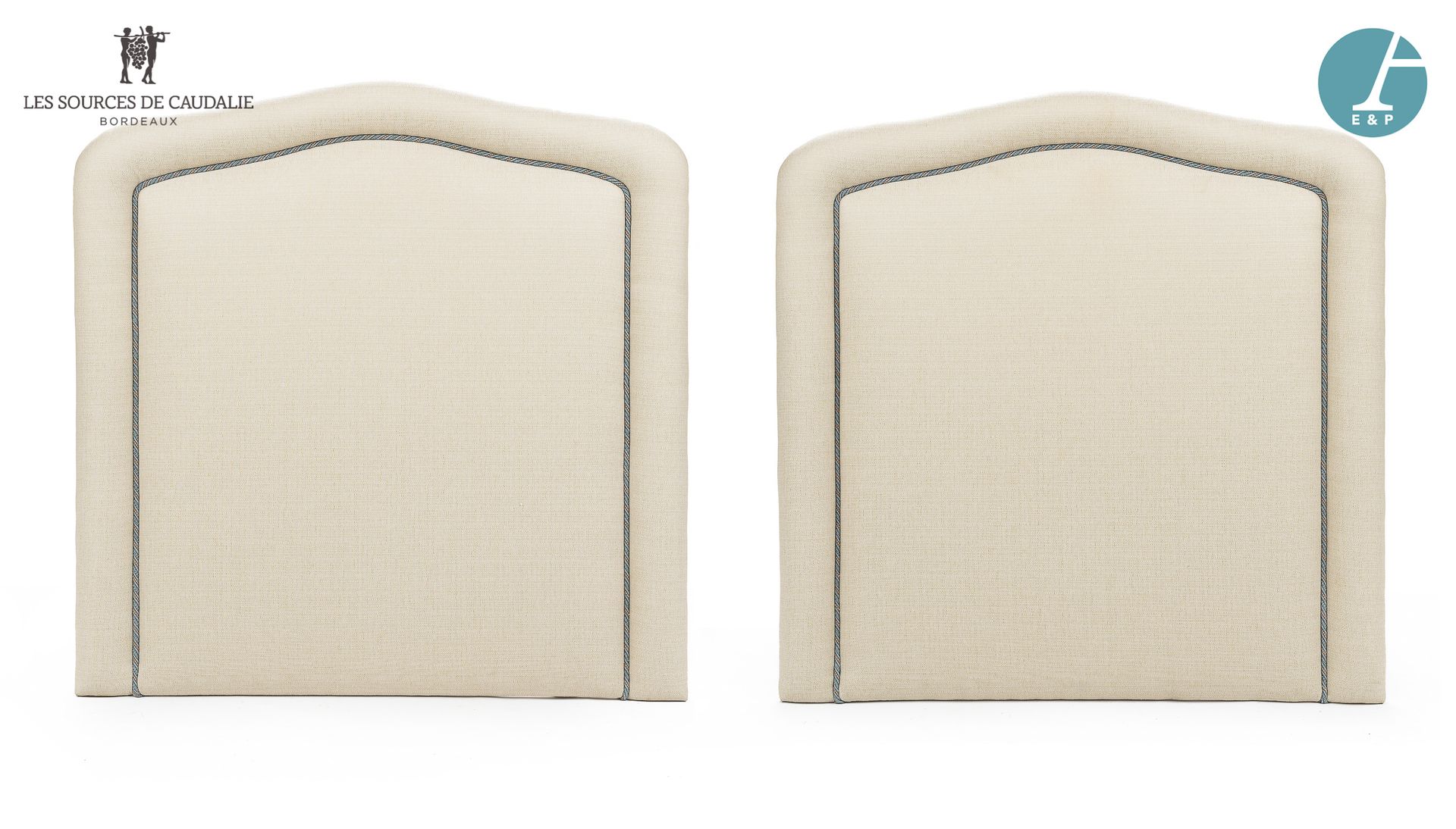 Null From the room n°16 "Les Navigateurs

Pair of headboards, beige fabric

H : &hellip;