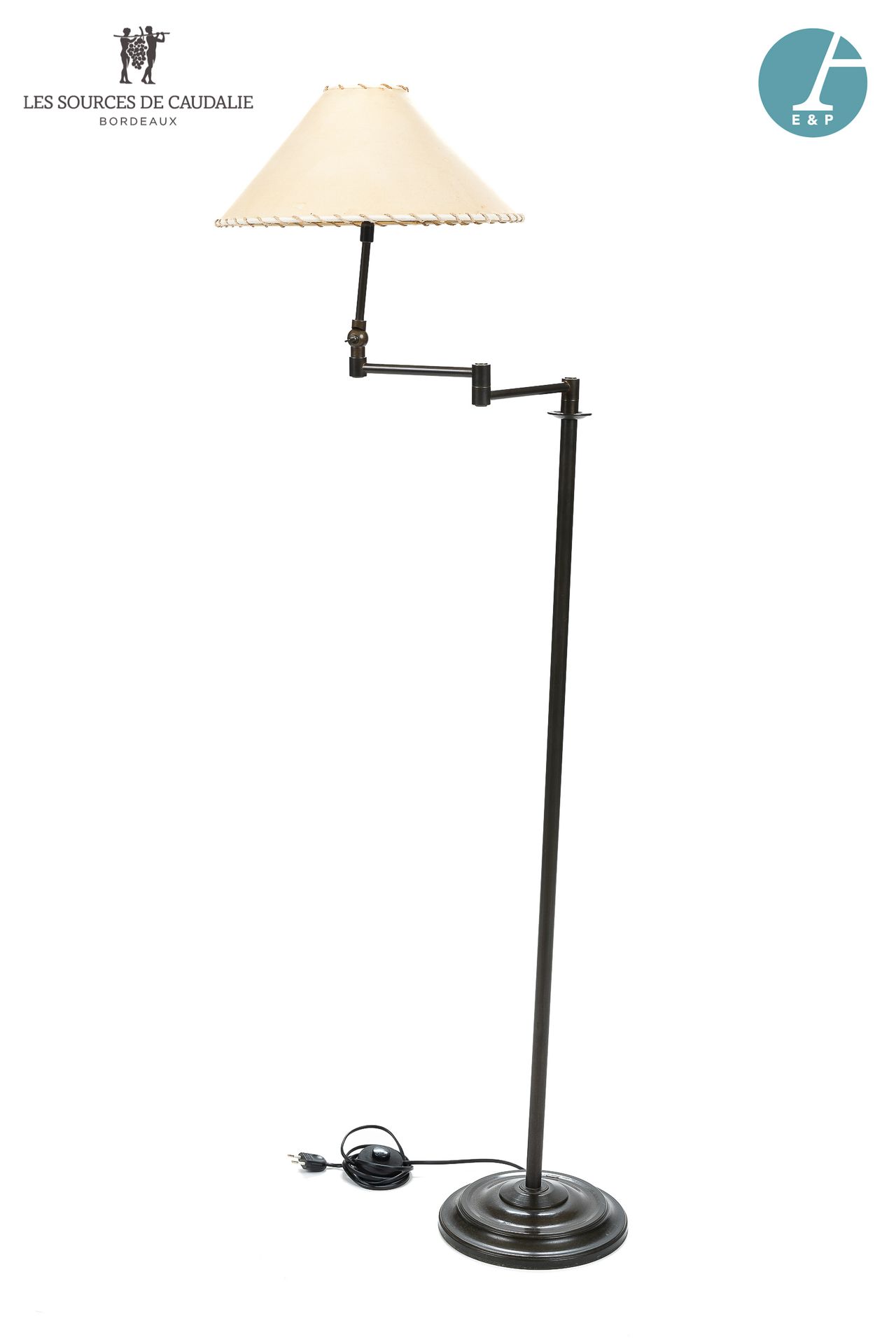 Null From the room n°11 "Les Vendanges".

Articulated reading lamp in brown lacq&hellip;