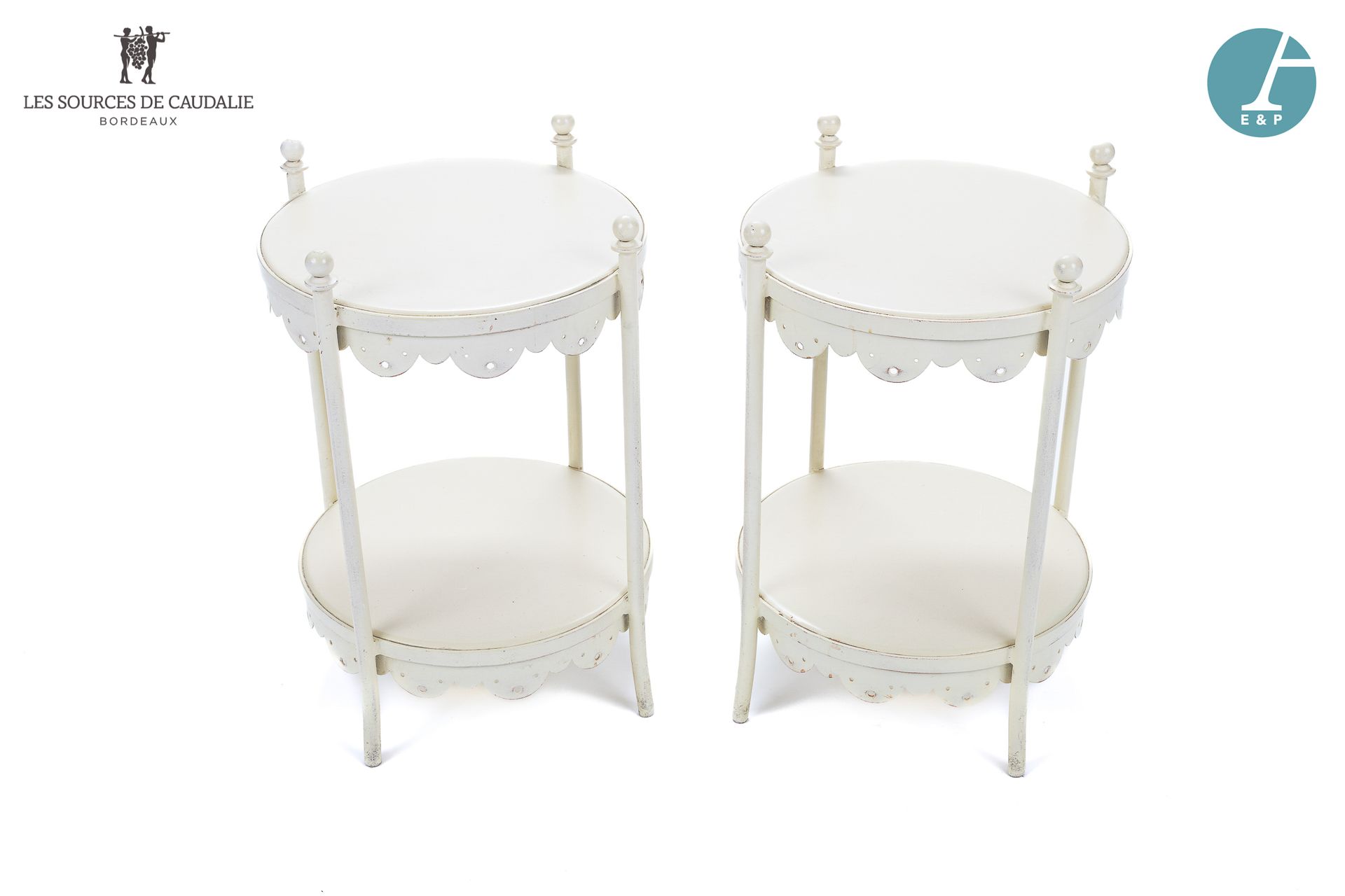 Null From the room n°2 "La Fée Clochette

Pair of bedside tables in white lacque&hellip;