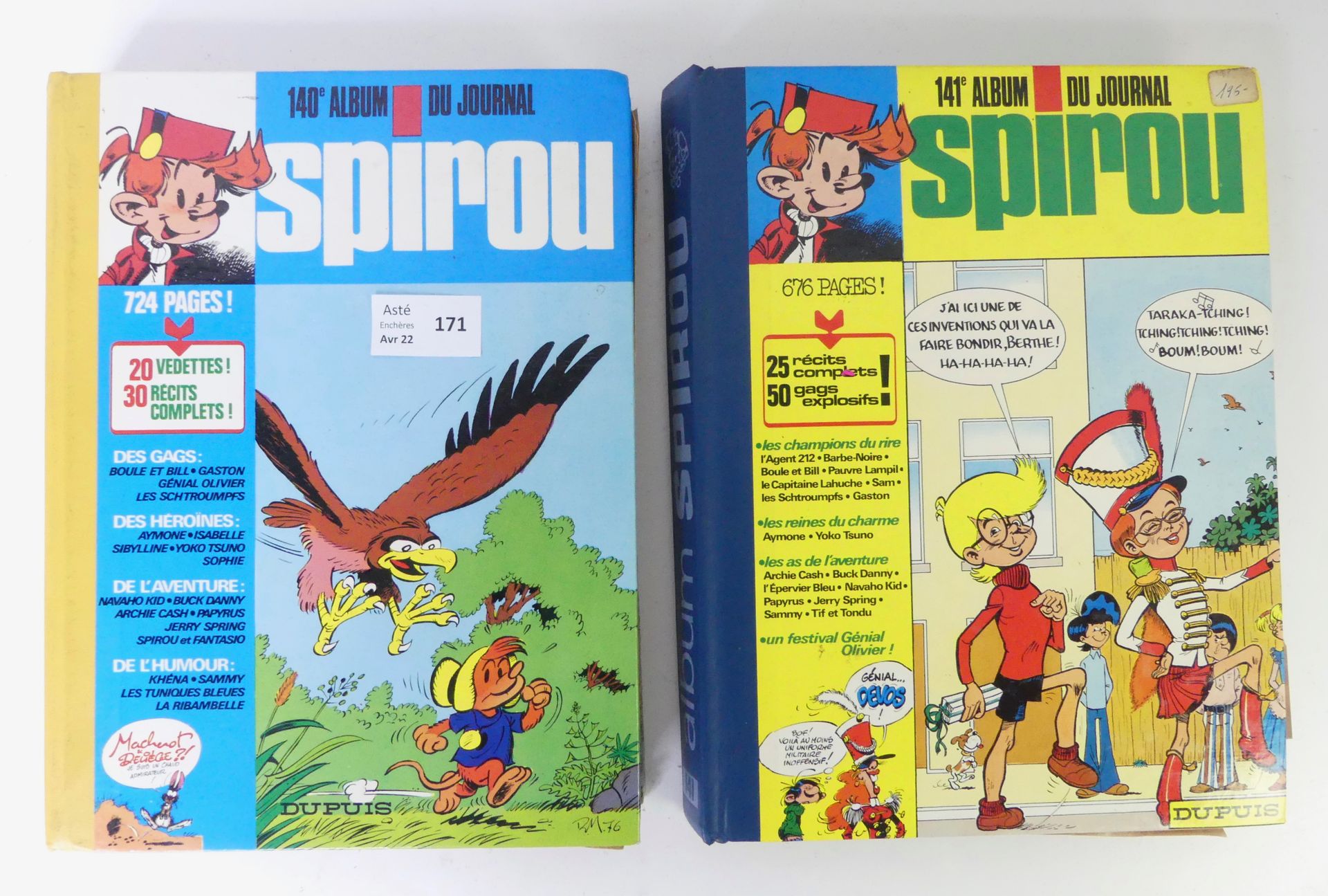 Null Álbum de la revista de Spirou n°140 y 141, año 1976
