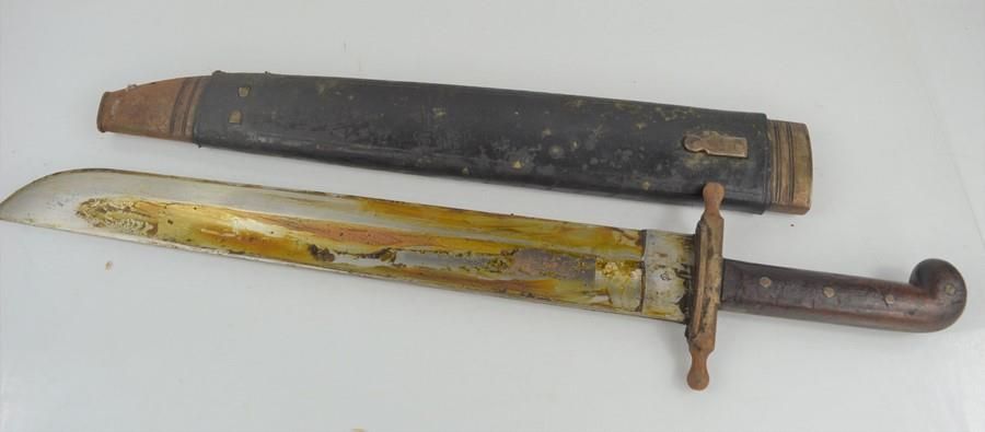 Null Una spada corta dei pionieri austro-ungarici M1853, marchio del fabbricante&hellip;