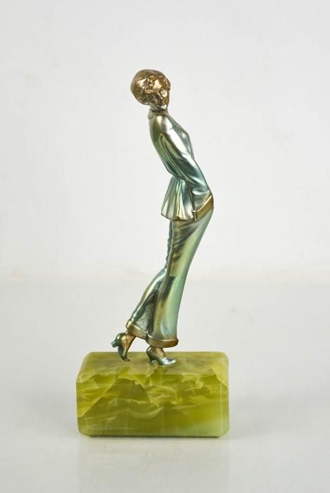 Null Josef Lorenzl (1892-1950): Pyjama Girl, Art Deco figurine circa 1930, raise&hellip;