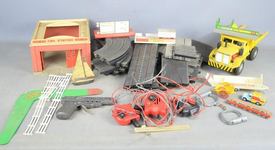 Null Ein Vintage Triang mimic Autobahnen Teil Set, um Autos, Spur und Controller&hellip;