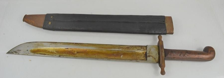 Null Una spada corta dei pionieri austro-ungarici M1853, marchio del fabbricante&hellip;