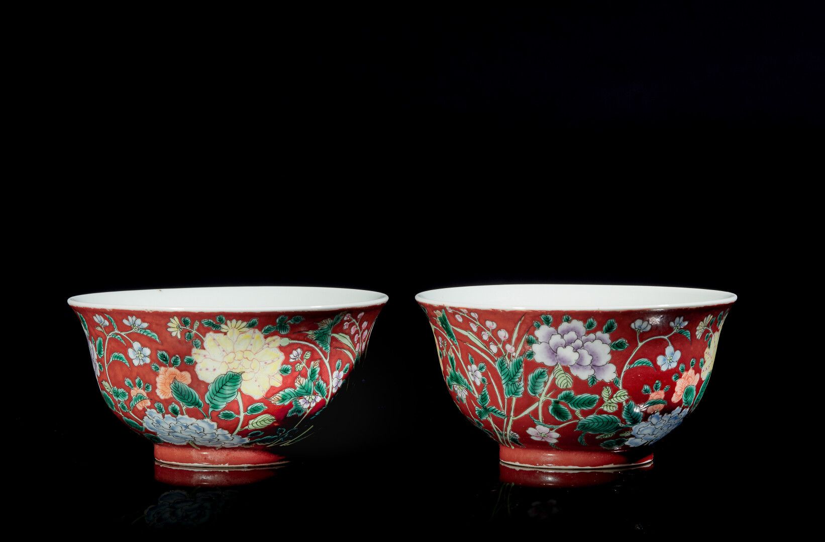 Null CHINE - XXe siècle

Paire de bols en porcelaine décorée en émaux polychrome&hellip;