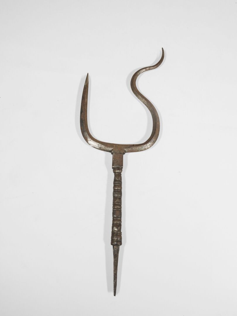 Null Punta de lanza de hierro

India, siglo XIX 

L 43 cm 

(0093)