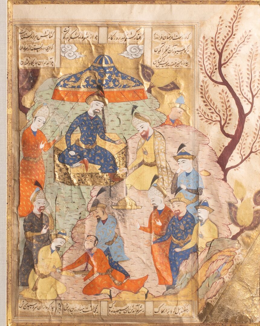 Null PERSISCHE MINIATUR

Iran, Shiraz, Safavidenkunst, 16. Jahrhundert

aus dem &hellip;