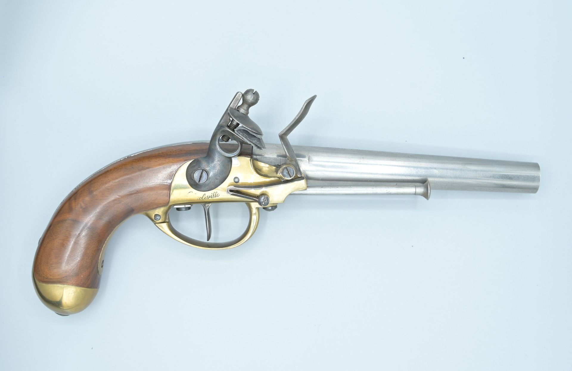Null Regulation pistol model 1777. Contemporary manufacture of the house GARDONE&hellip;
