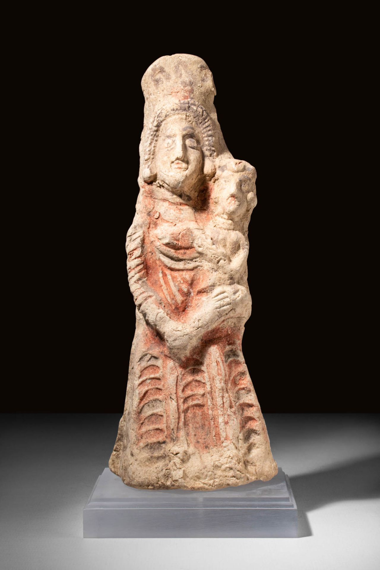 PHOENICIAN STATUETTE OF ASTARTE Ca. 700 - 500 AV.
Statuette phénicienne en terre&hellip;