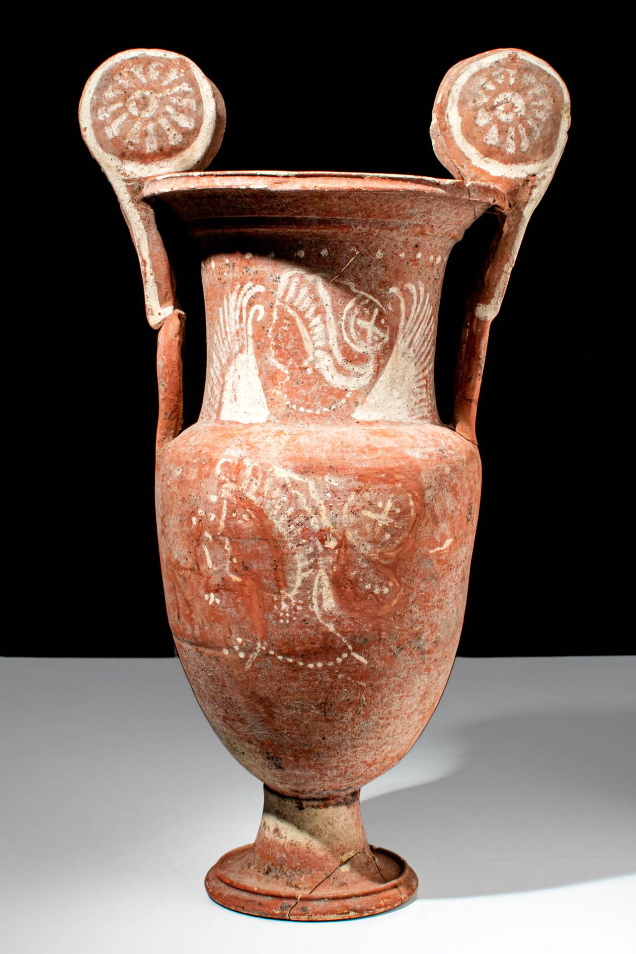 GREEK CANOSAN POTTERY VOLUTE KRATER DEPICTING THE LADY OF FASHION 南意大利 Magna Gra&hellip;